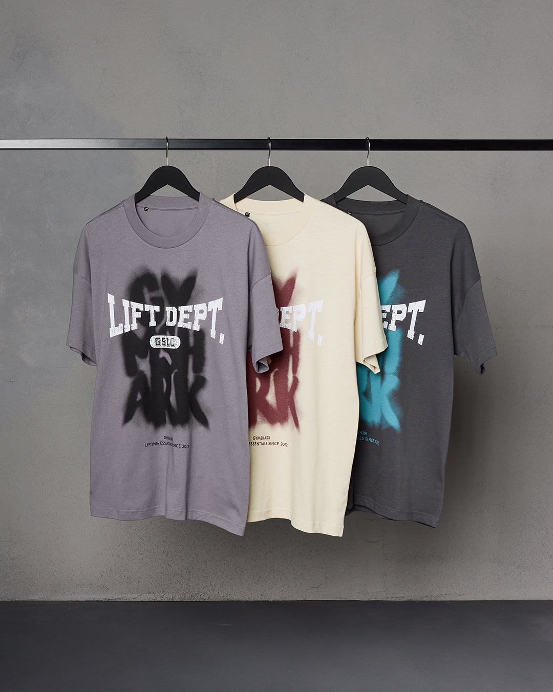 Lifting Dept Graffiti T-Shirt in Fog Purple - view 2