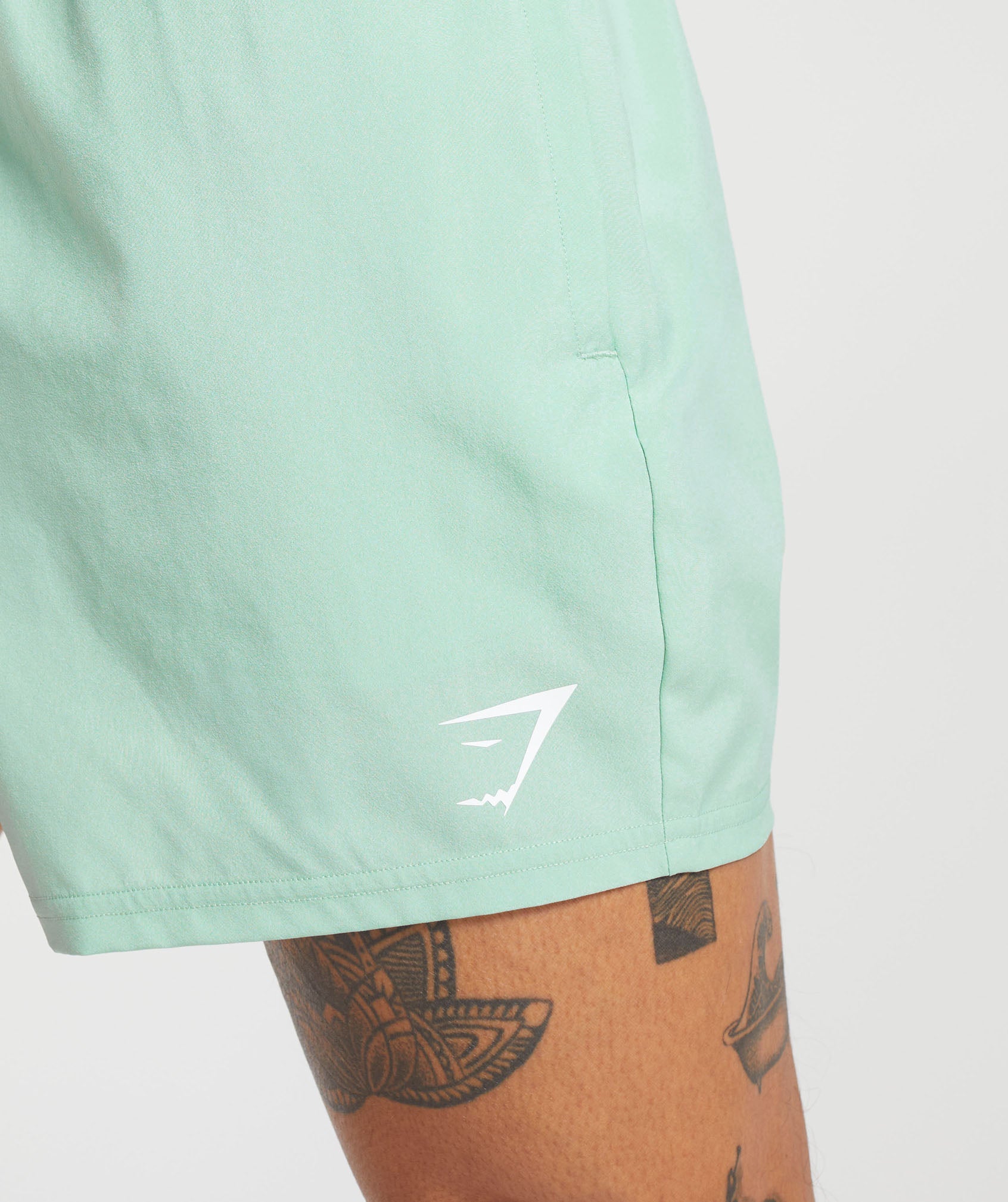 Arrival 5" Shorts in Lido Green - view 6