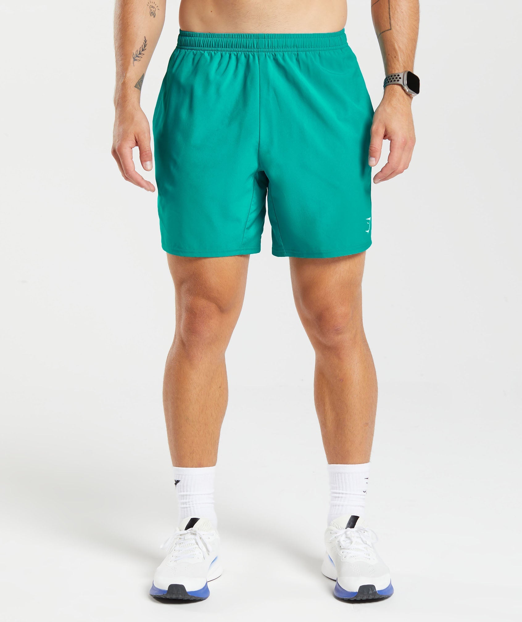 Arrival 7" Shorts in Seafoam Blue - view 1