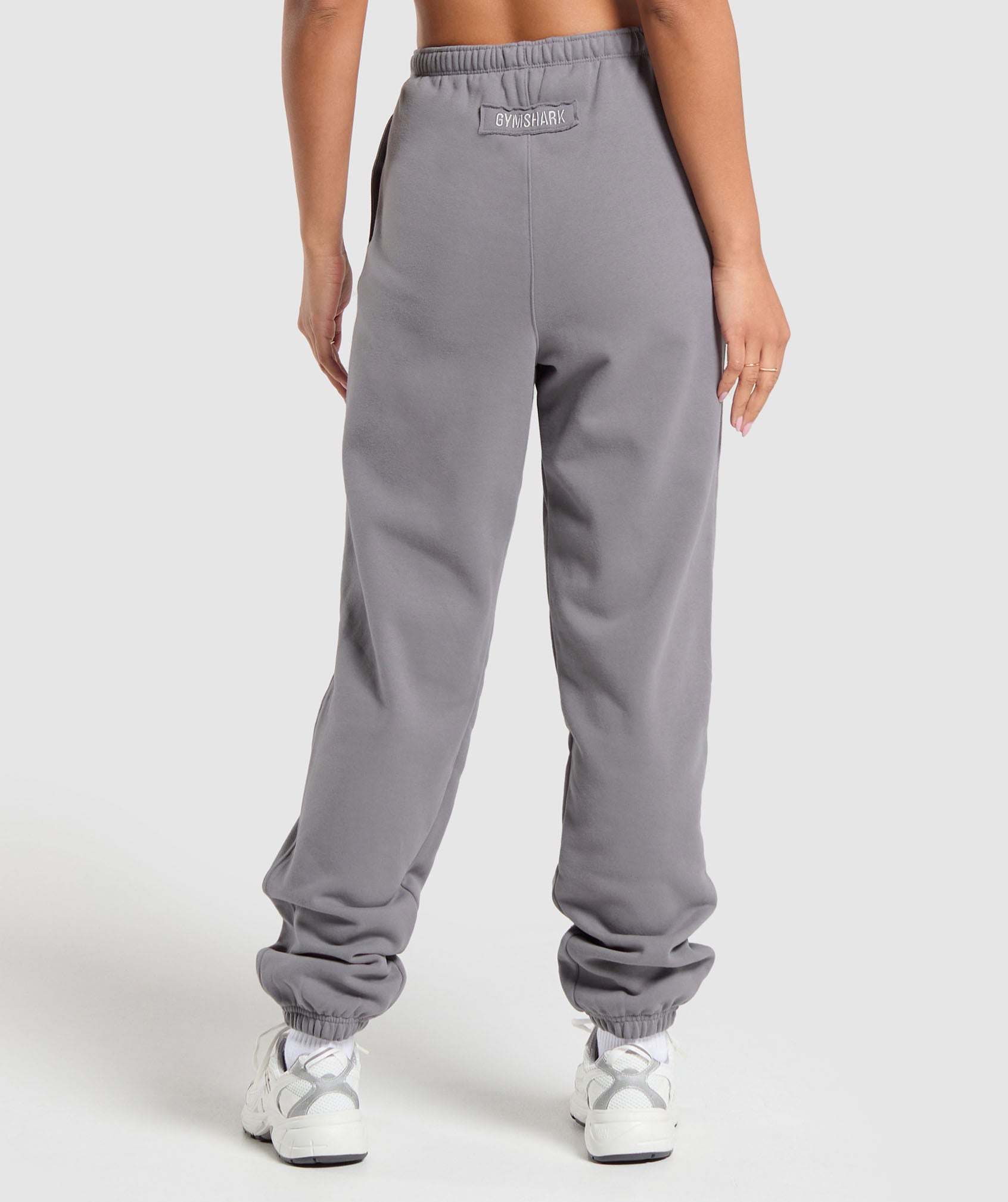 Fleece Joggers in Medium Grey - view 2