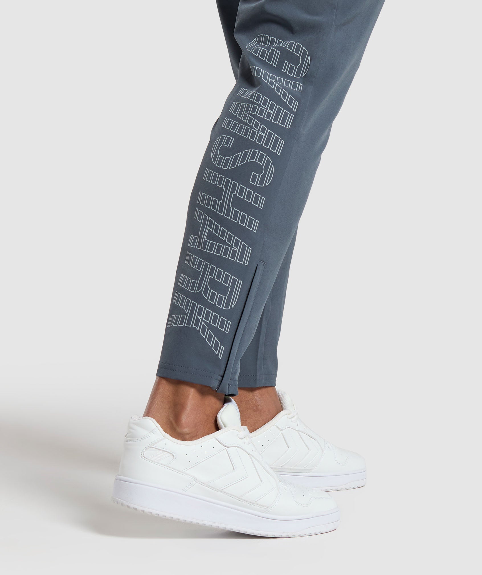 Conditioning Goods Woven Joggers in Titanium Blue - view 5
