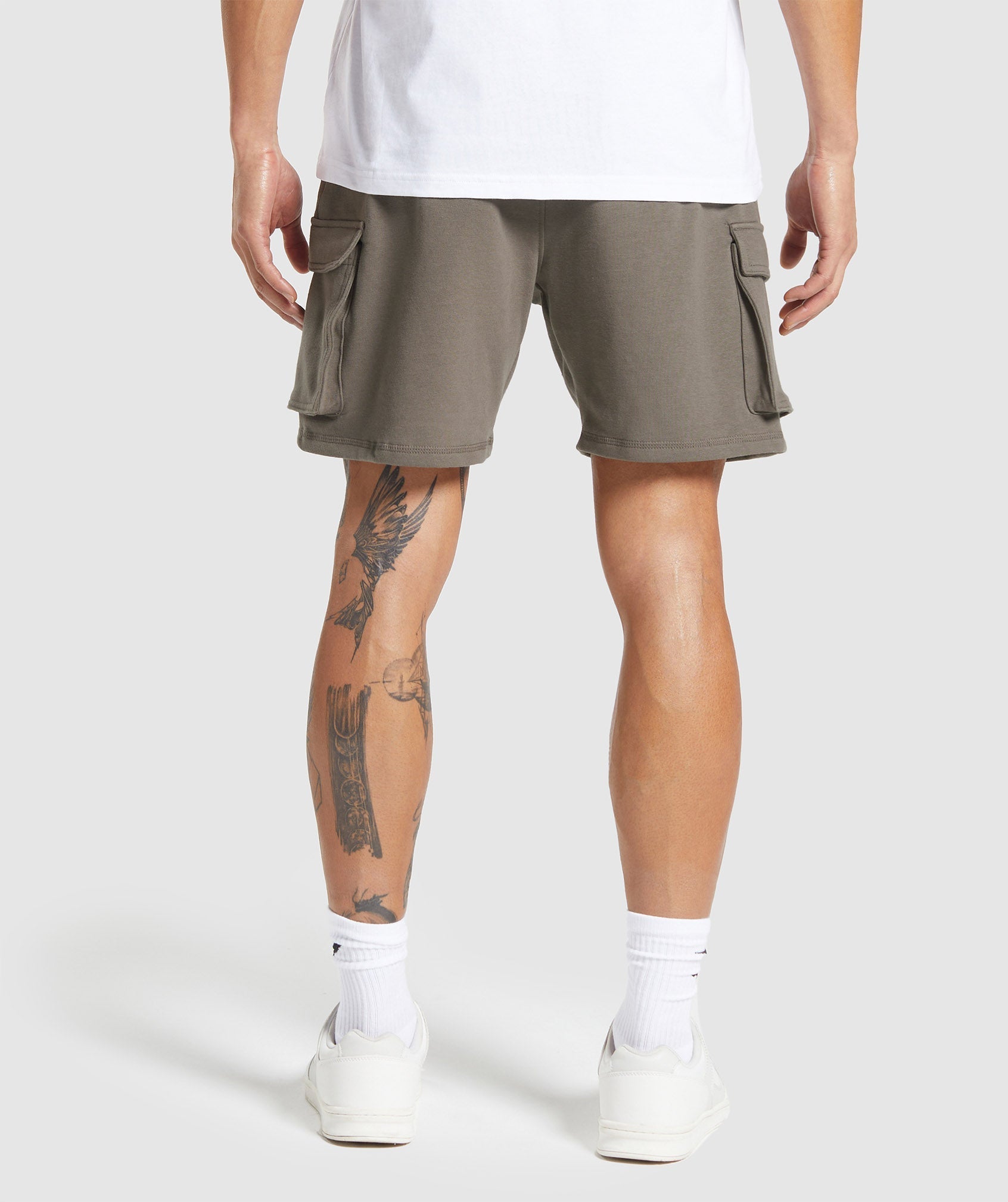 Crest Cargo Shorts in Camo Brown - view 3