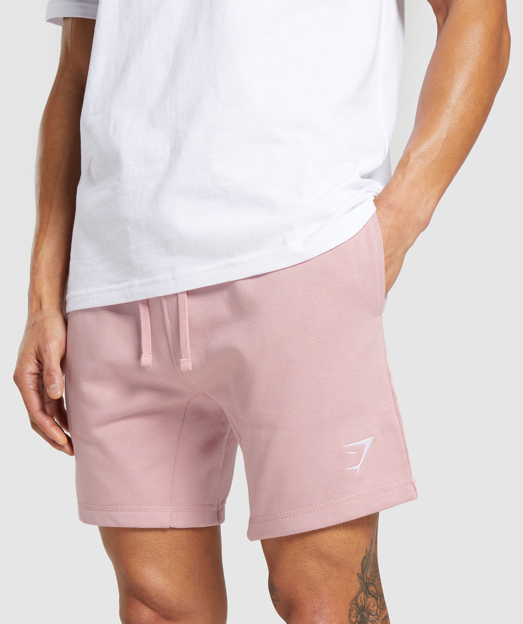 Crest 7" Shorts in Light Pink - view 5