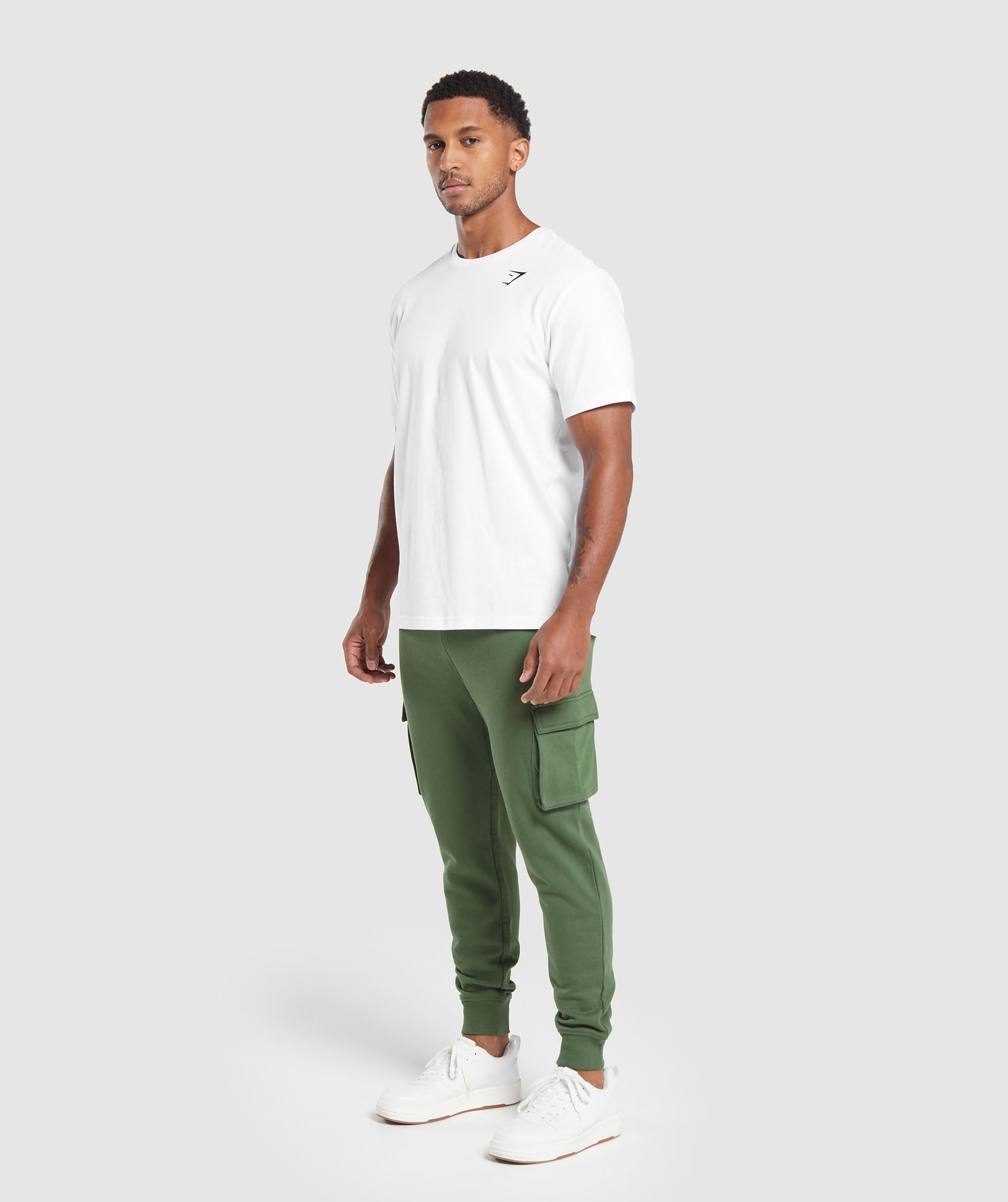 Crest Cargo Joggers in Core Olive - view 4