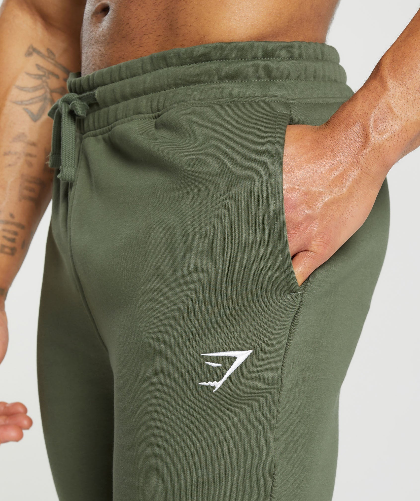 Crest Joggers in Core Olive - view 4