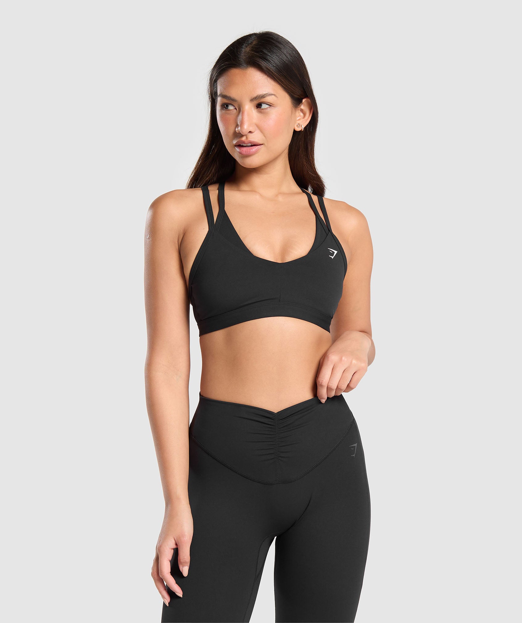 Double Up Sports Bra in Black - view 1