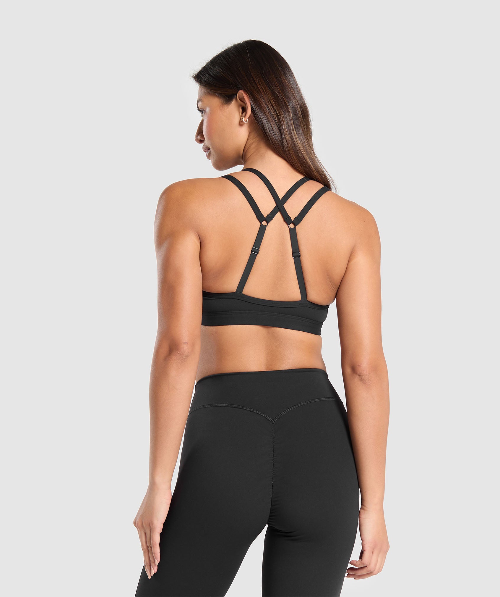 Double Up Sports Bra in Black - view 2