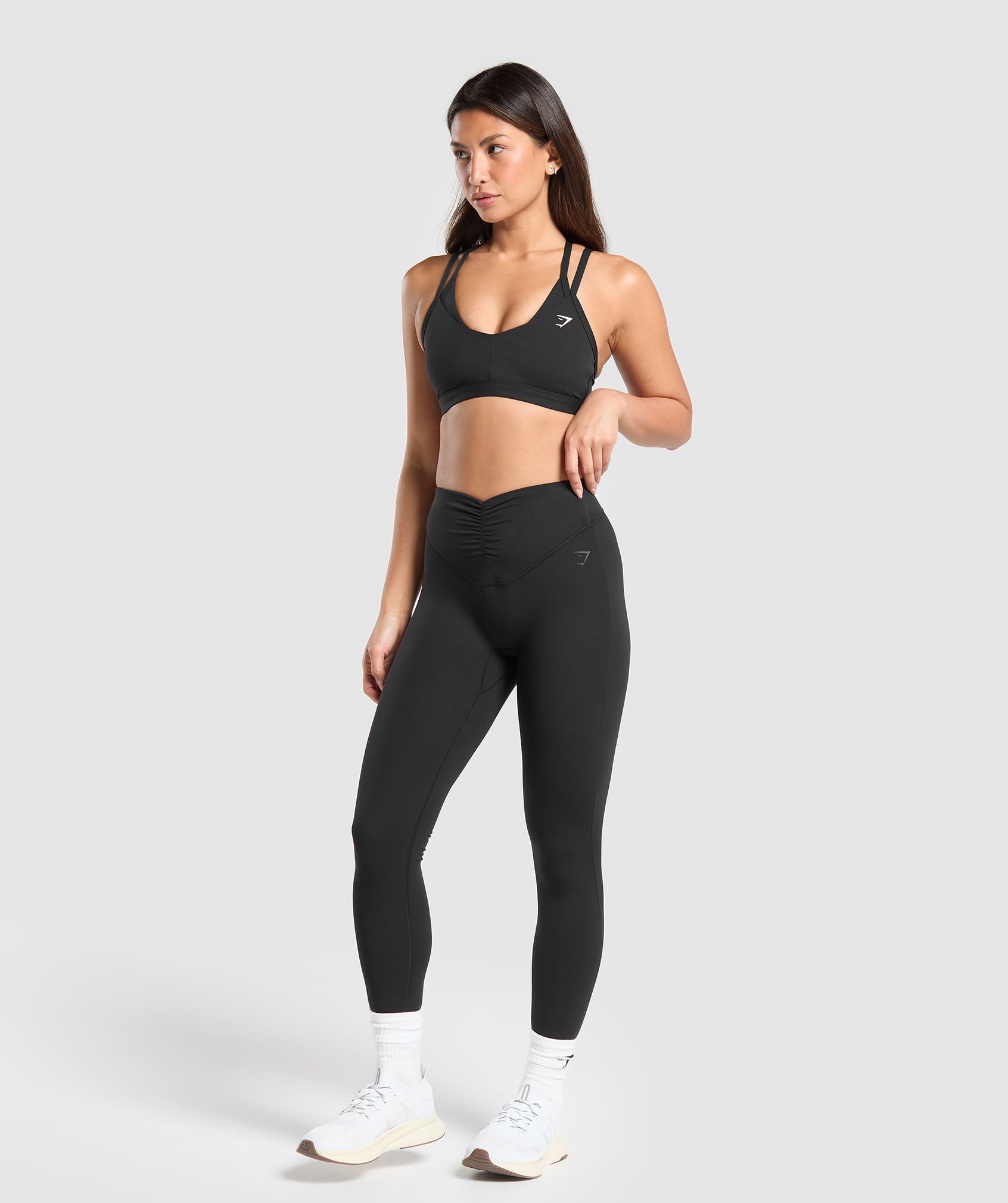 Double Up Sports Bra in Black - view 4