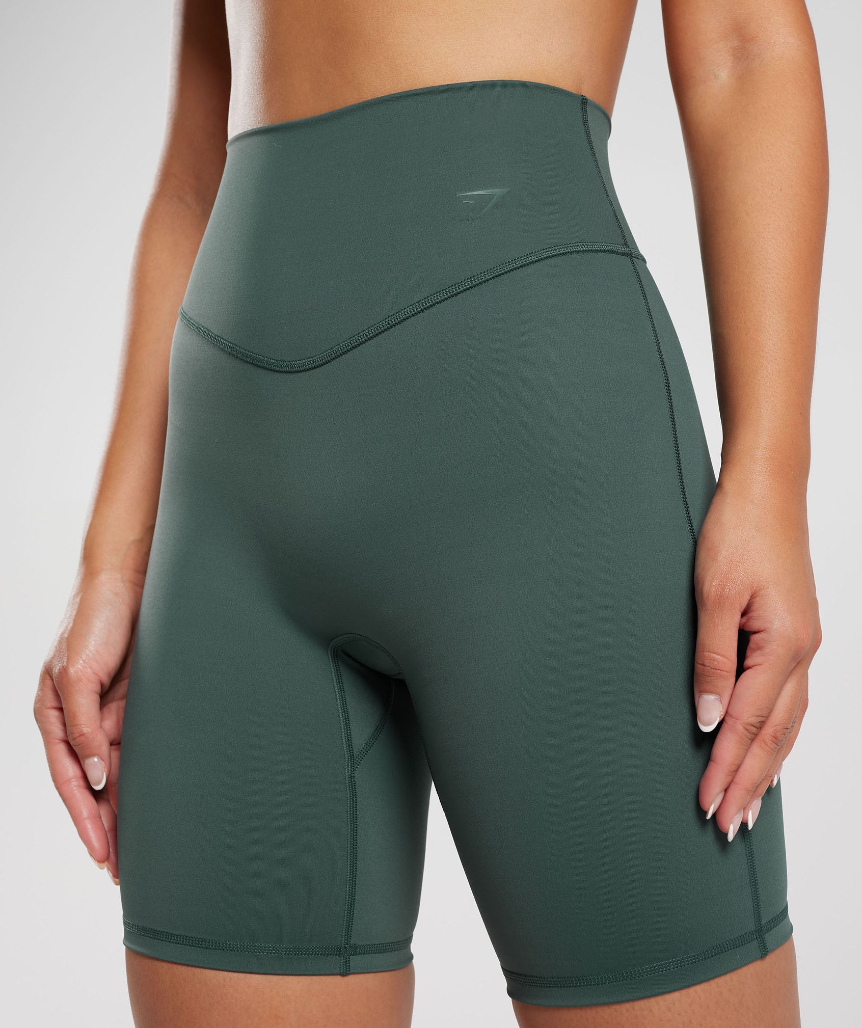 Elevate Cycling Shorts in Fog Green - view 6