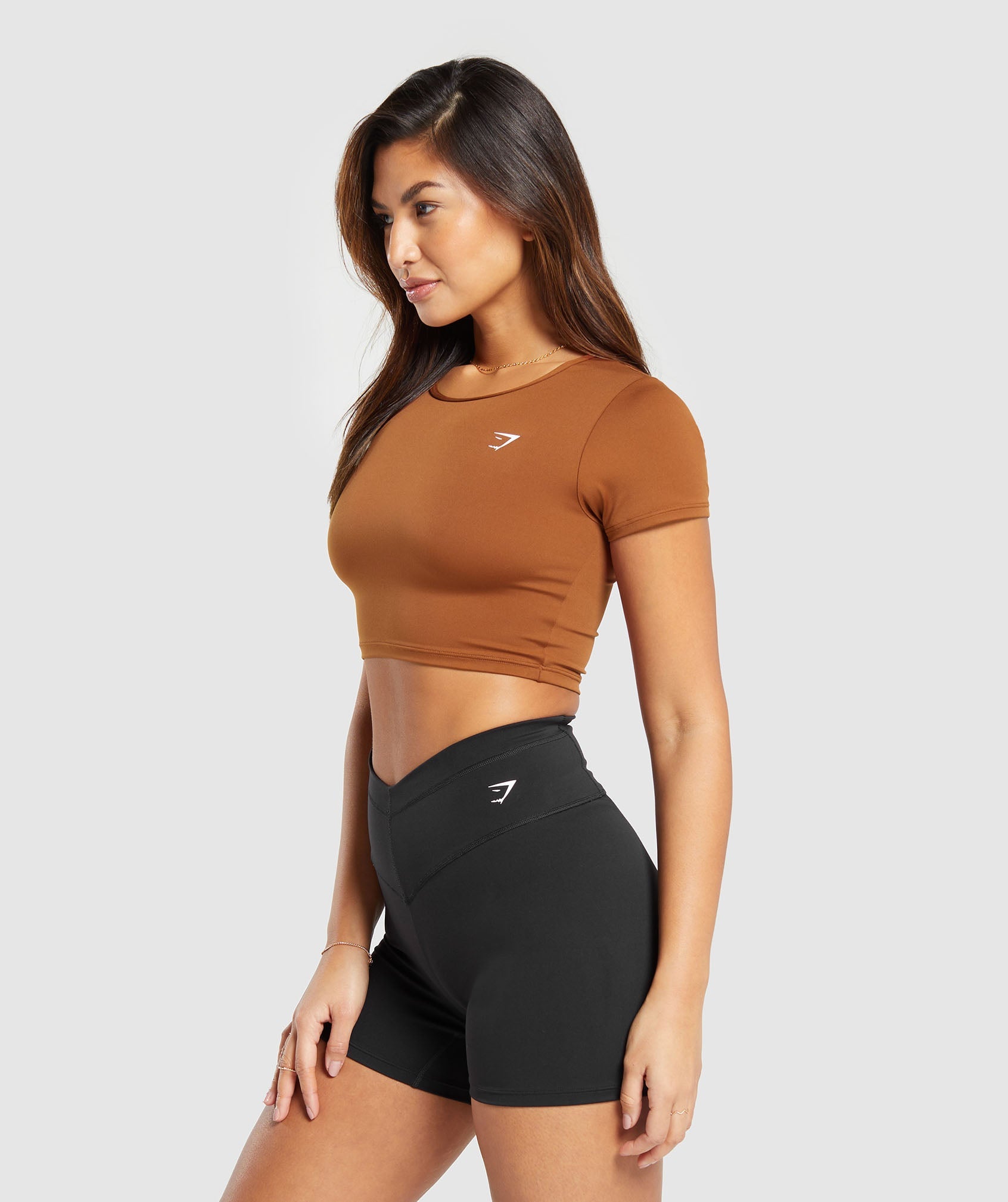 Everyday Cap Sleeve T-Shirt in Copper Brown - view 3
