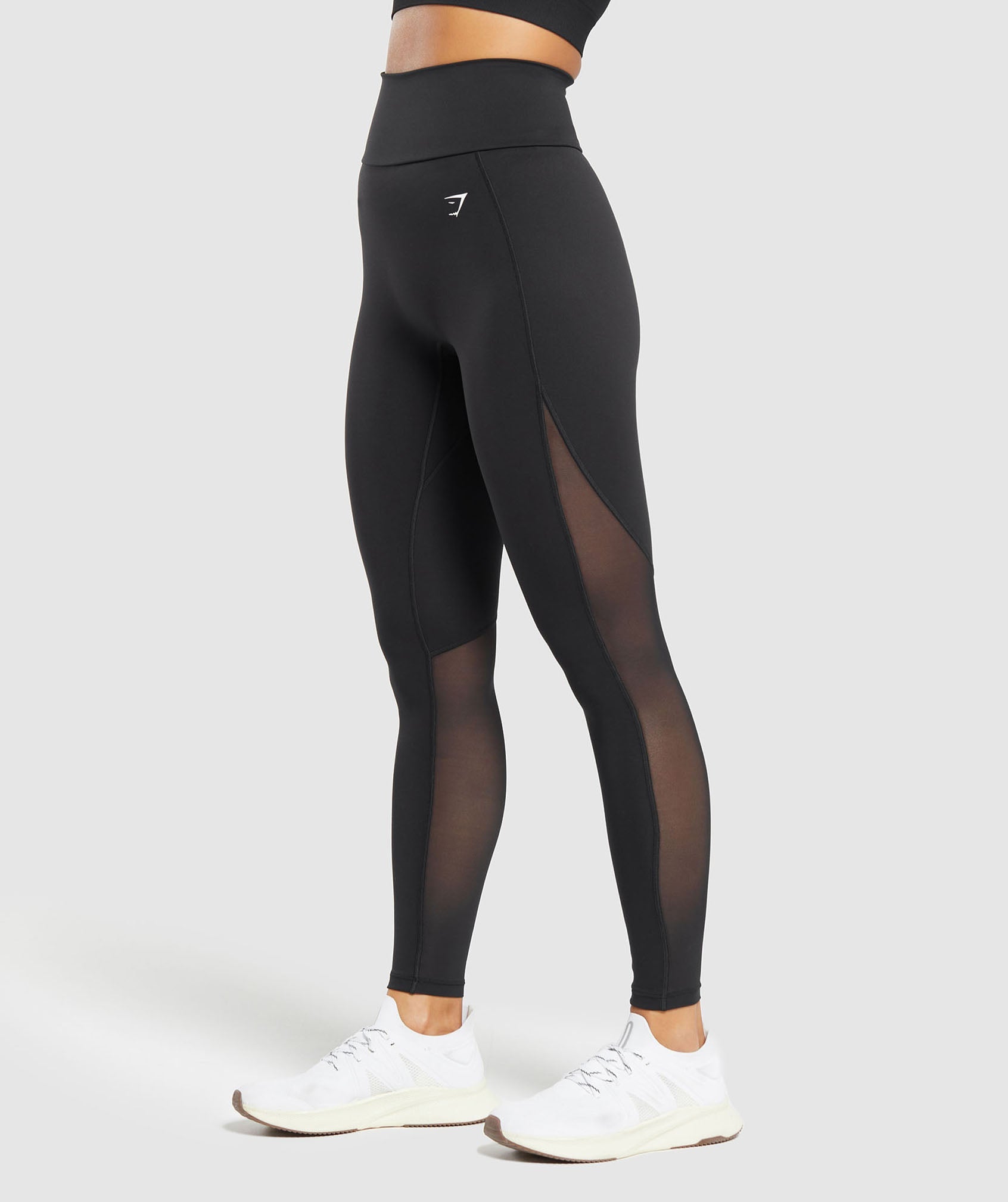 Everyday Mesh Legging in Black - view 6