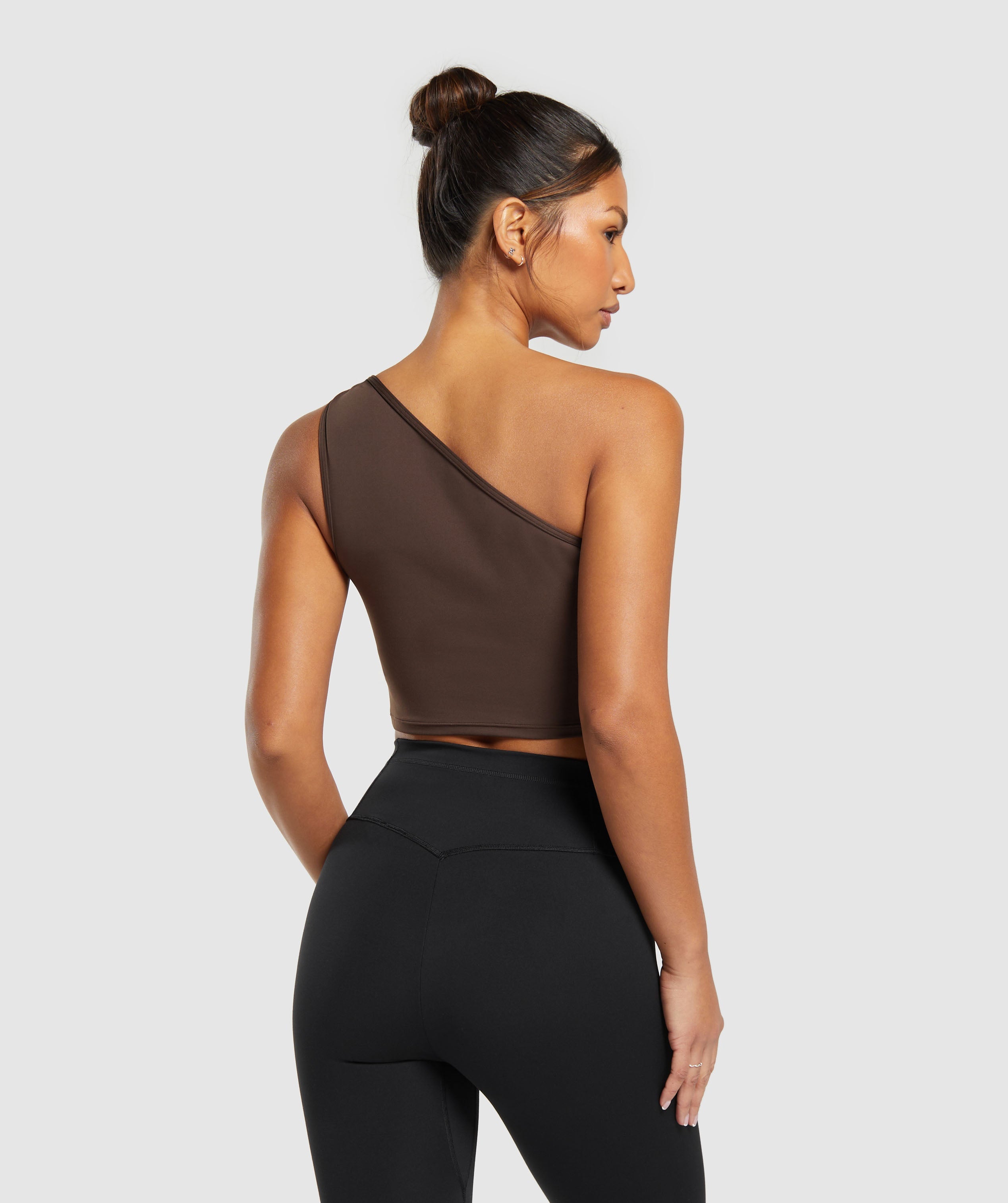 Everyday One Shoulder Ruched Tank
