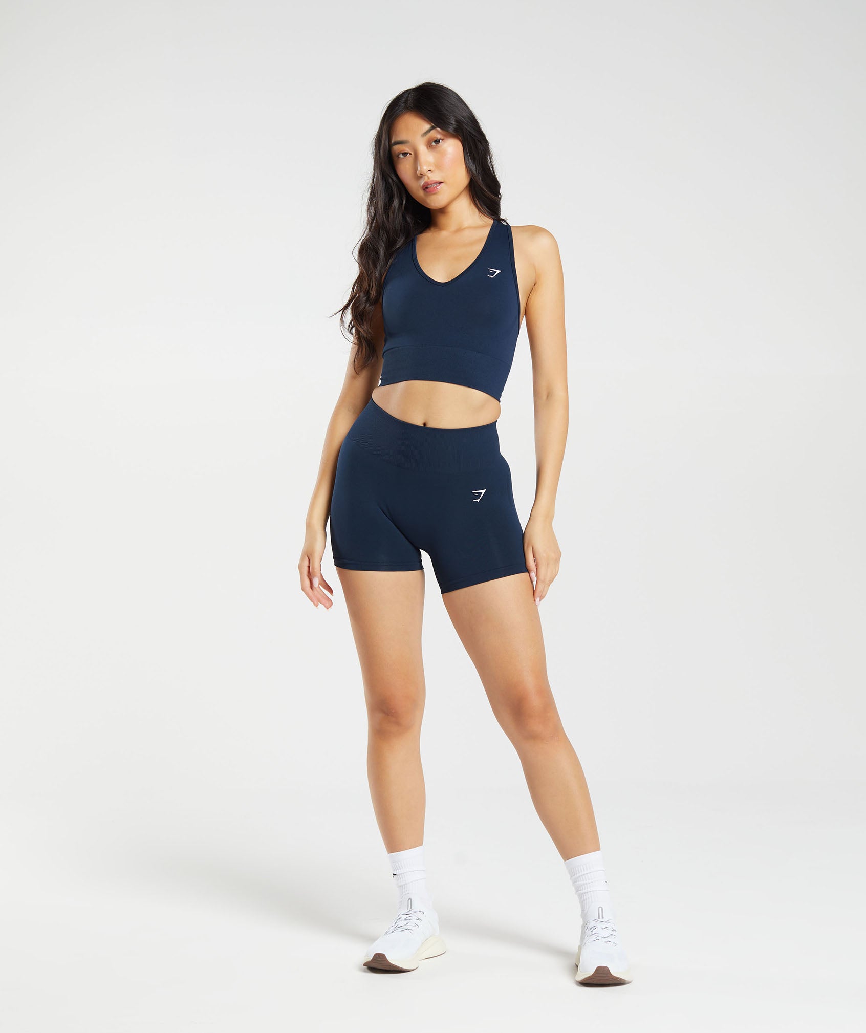 Everyday Seamless Shorts in Blue - view 4