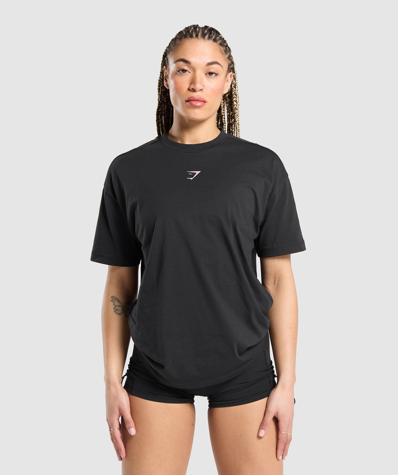 Lifting Essential T-Shirt in Black - view 2