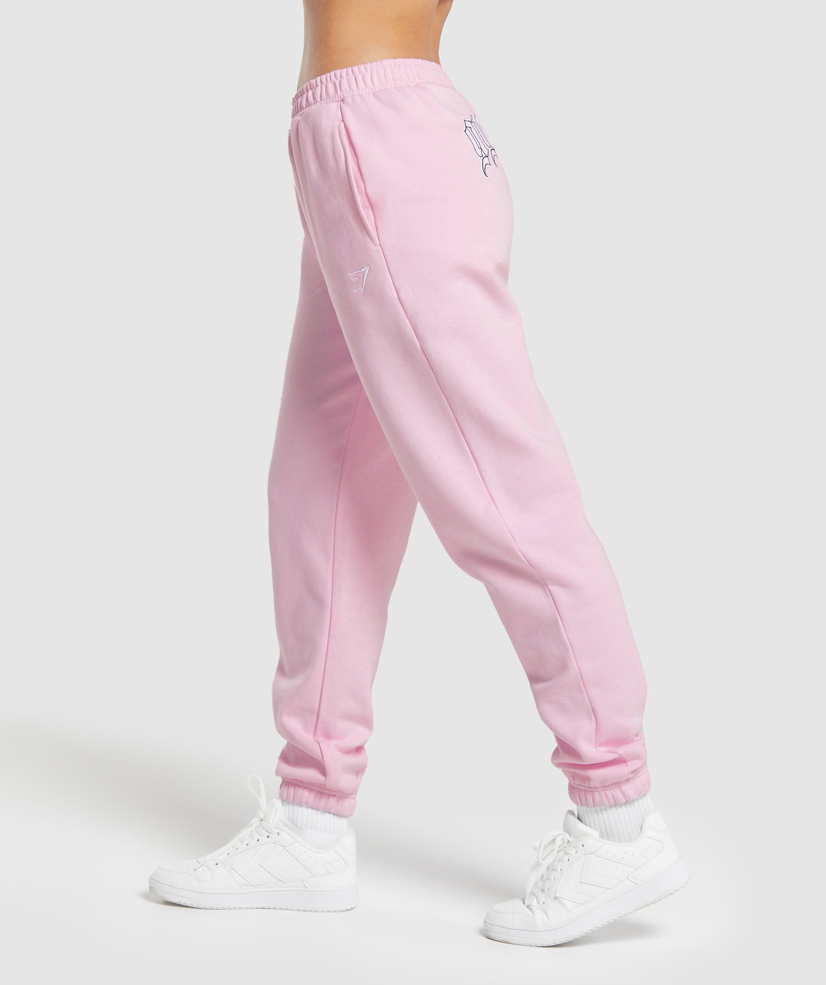 Heavy Flex Graphic Jogger in Dolly Pink - view 3