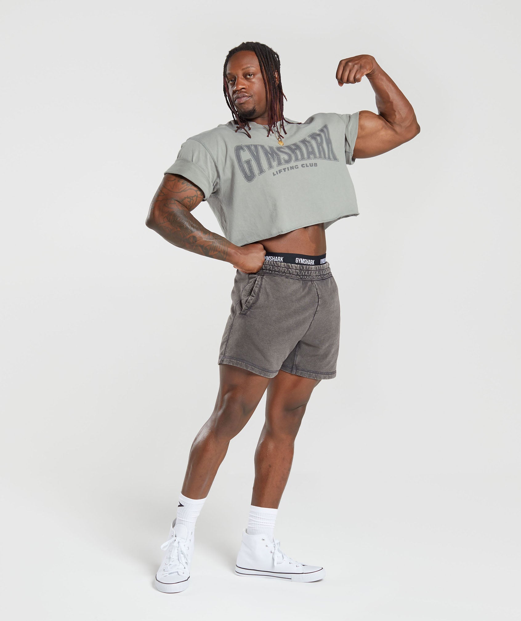 Heritage 5" Shorts in Onyx Grey - view 4
