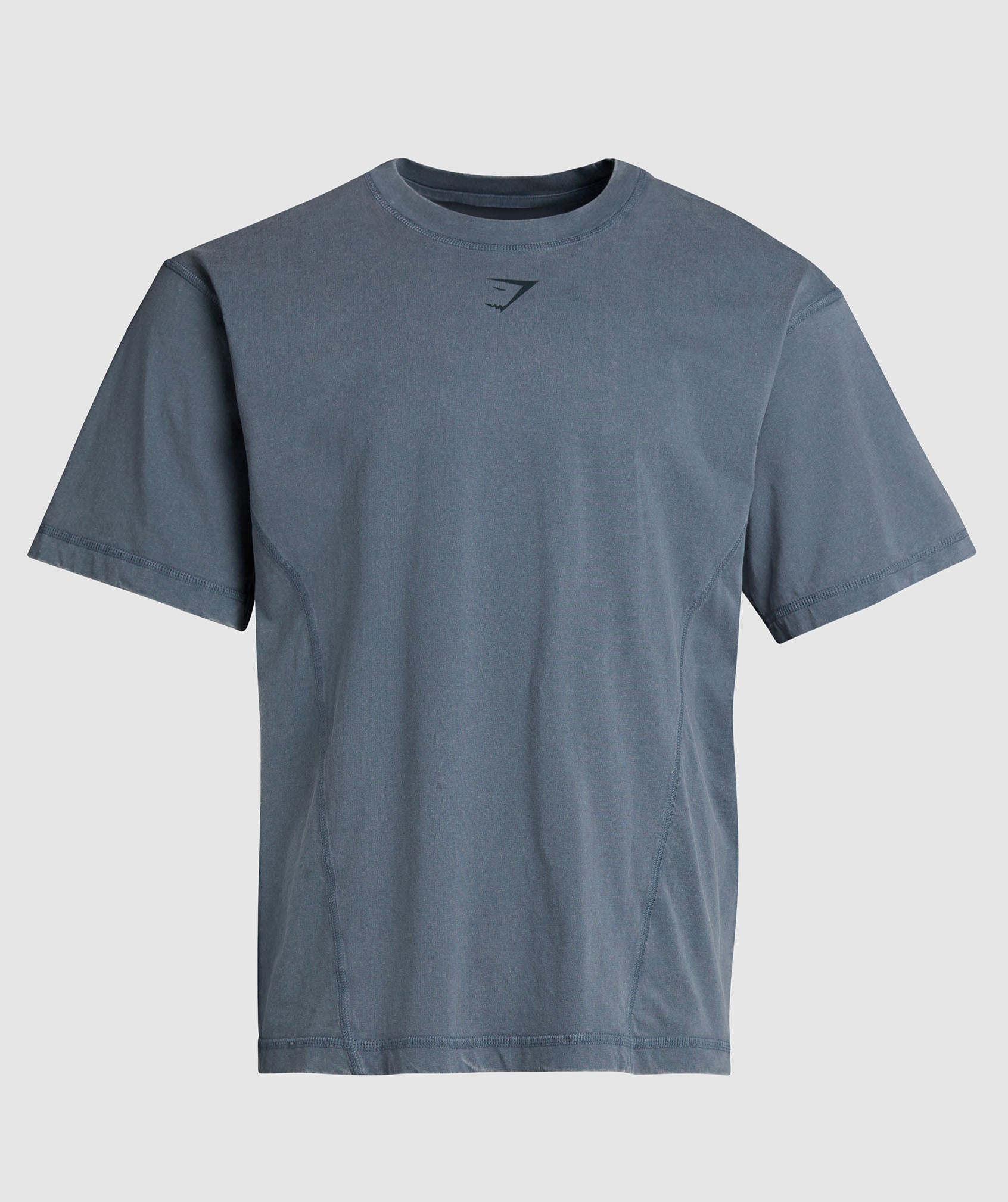 Heritage Washed T-Shirt in Titanium Blue - view 7