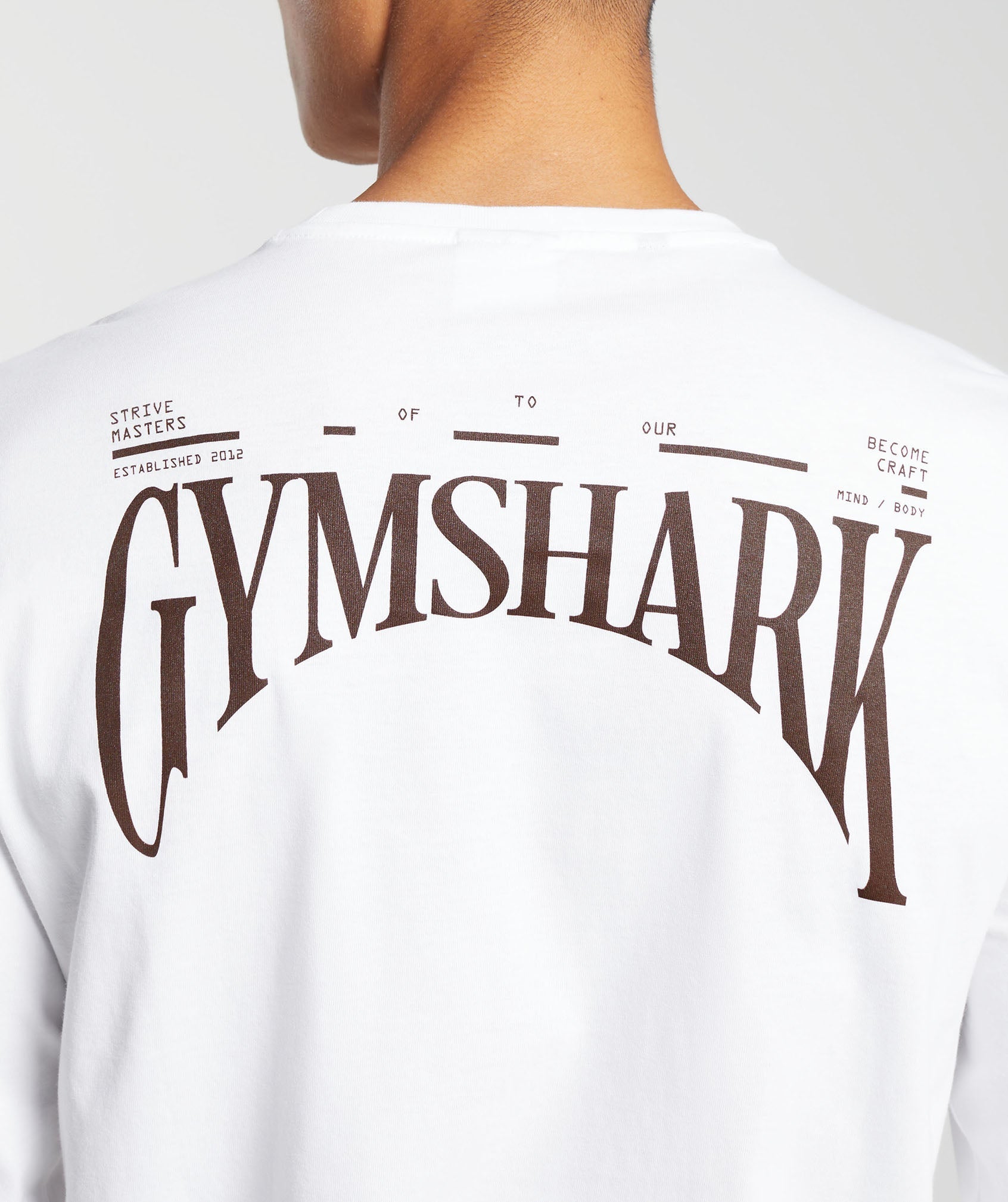 Hybrid Wellness Long Sleeve T-Shirt in White - view 6