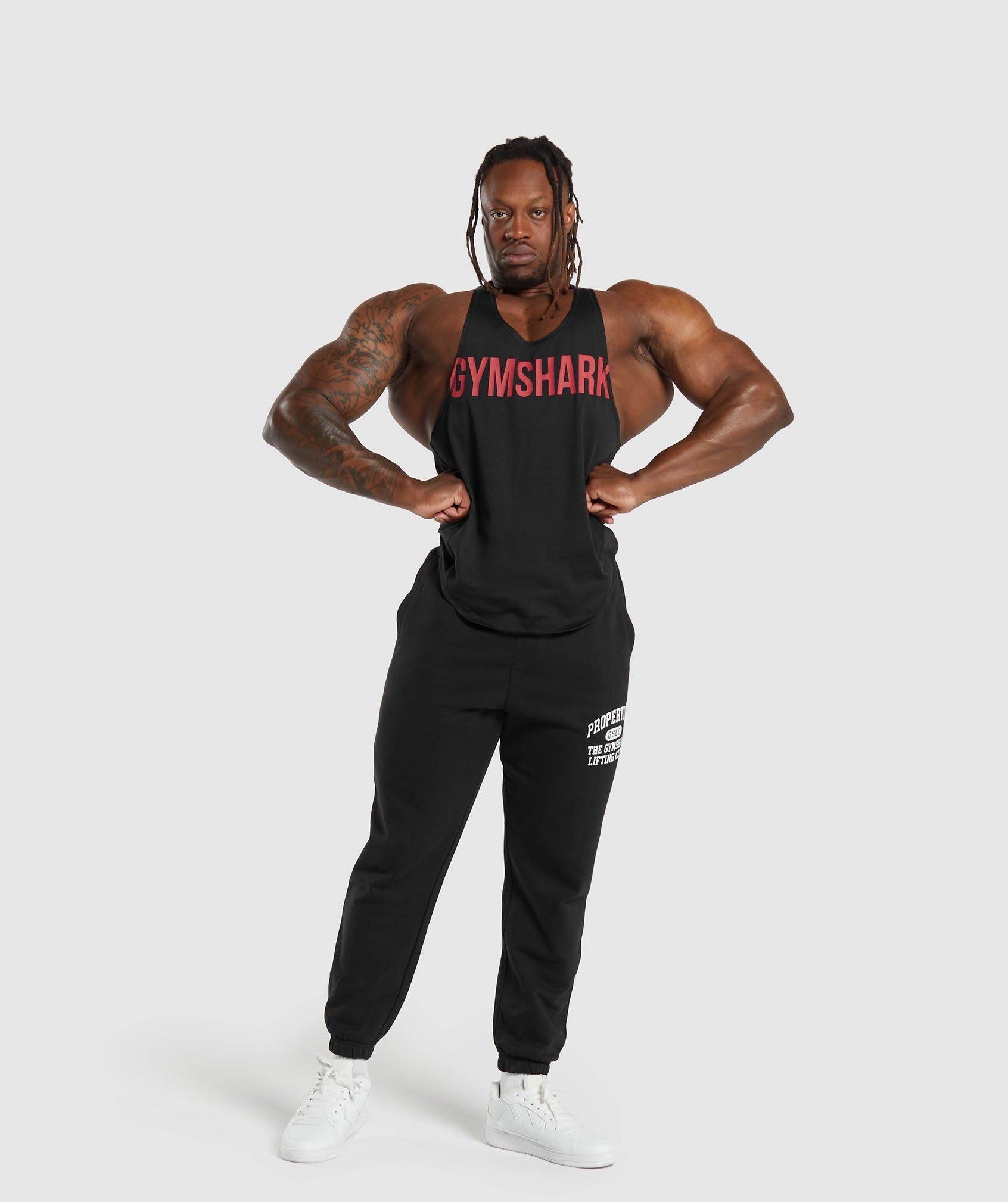 Impact Stringer in Black/Vivid Red - view 4