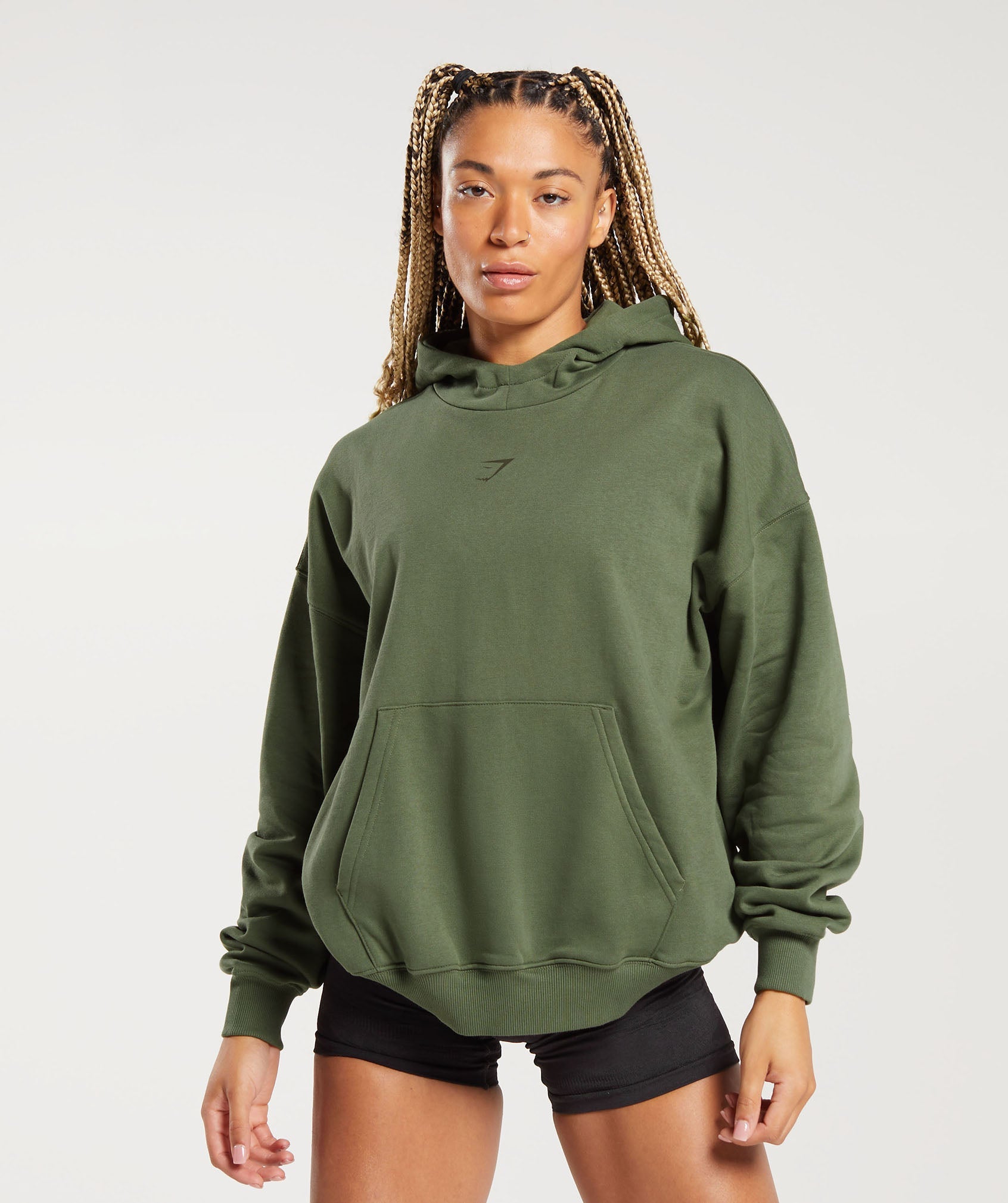Committed To The Craft Hoodie in Green - view 2