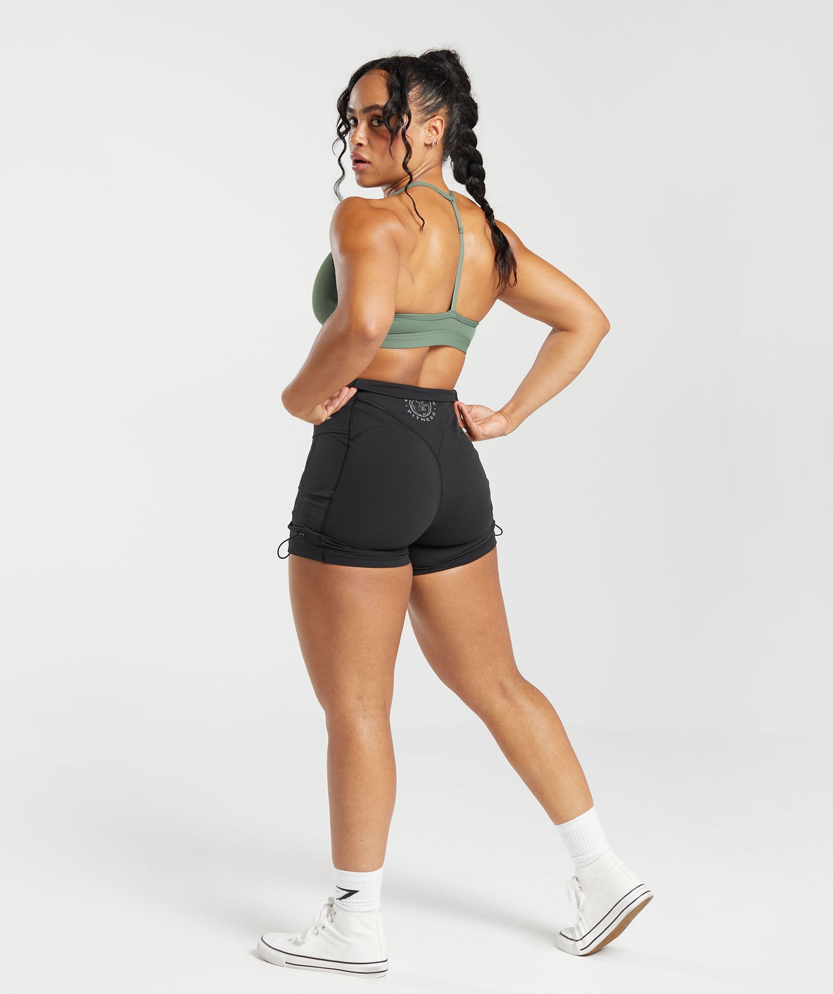 Legacy T-Bar Sports Bra in Dusk Green - view 4