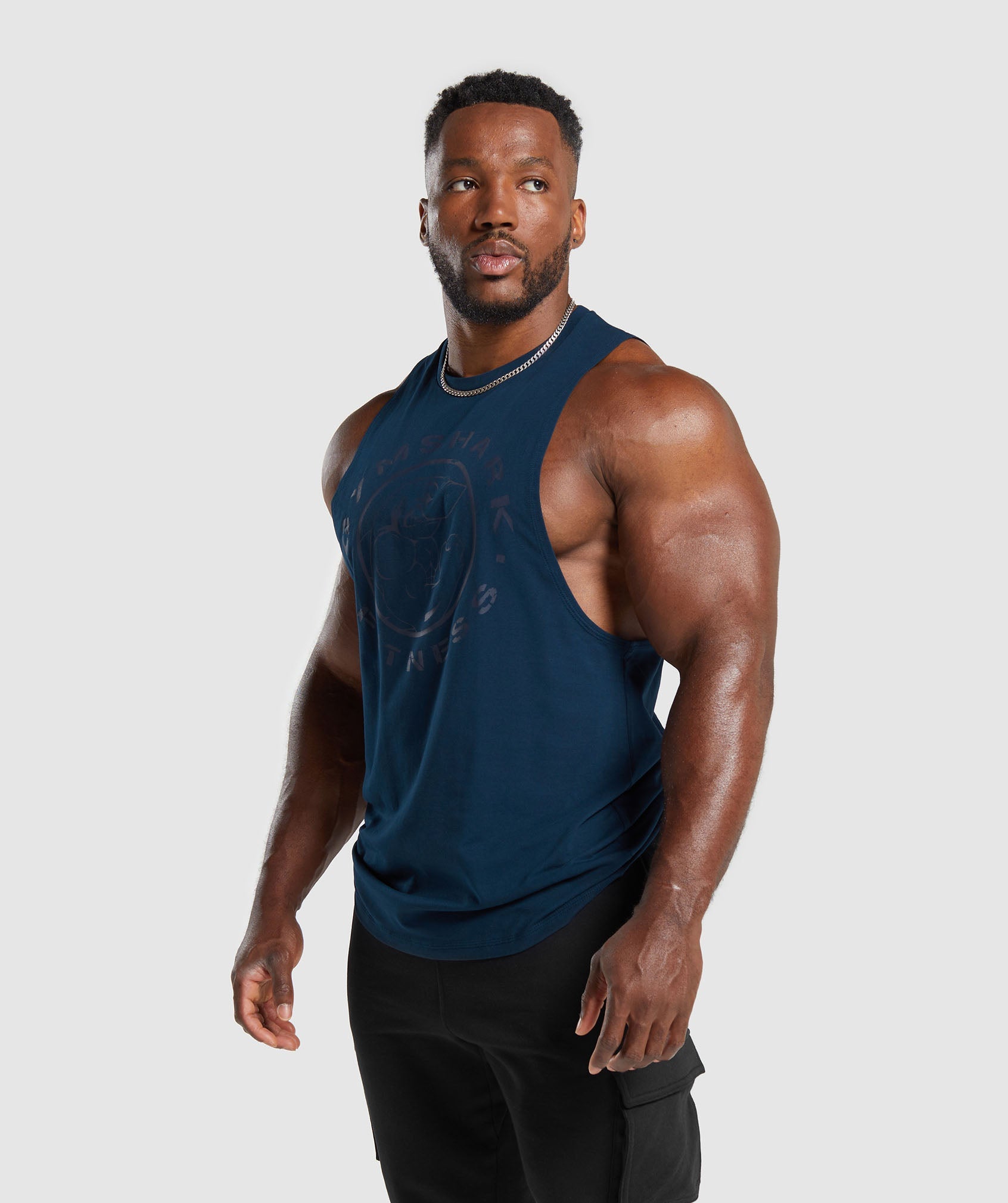 Legacy Drop Arm Tank in Navy - view 3
