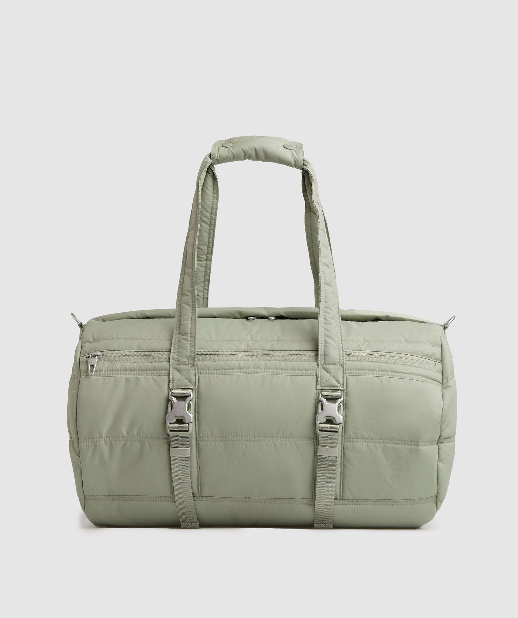 Premium Lifestyle Barrel Bag in Light Olive Green - view 1