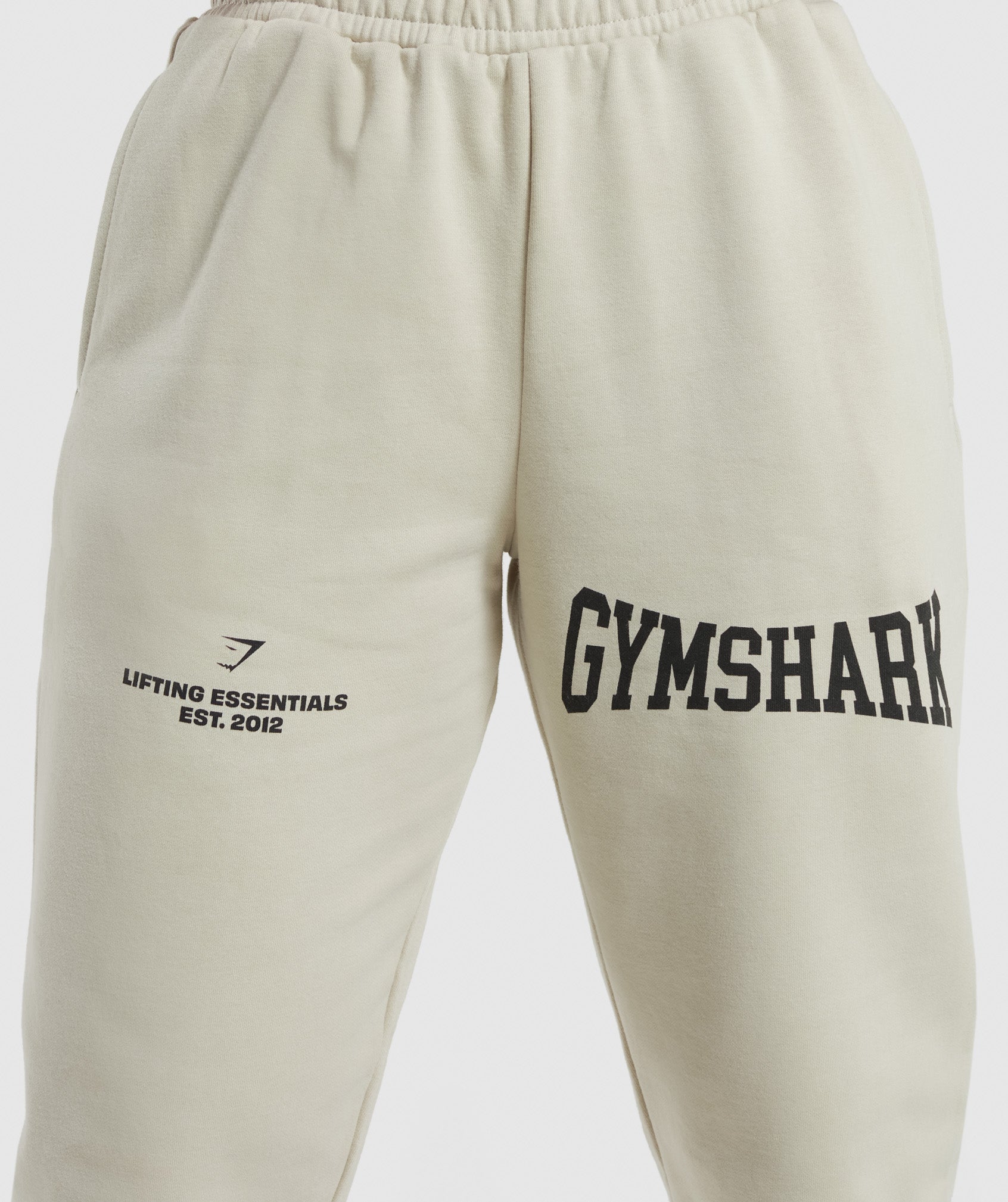 Lifting Essentials Graphic Joggers in Pebble Grey - view 6