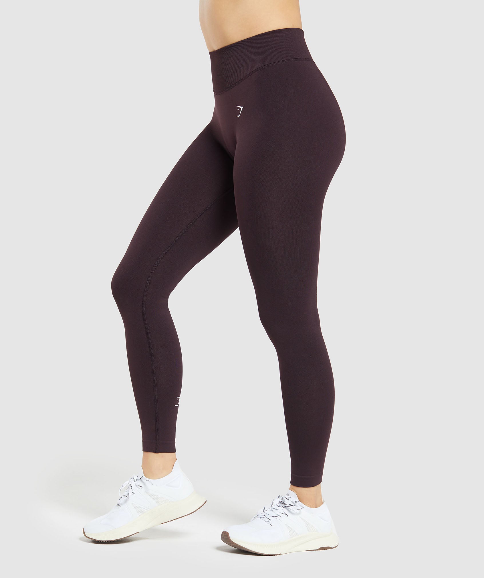 Apex Limit Seamless Leggings in Plum Brown - view 3