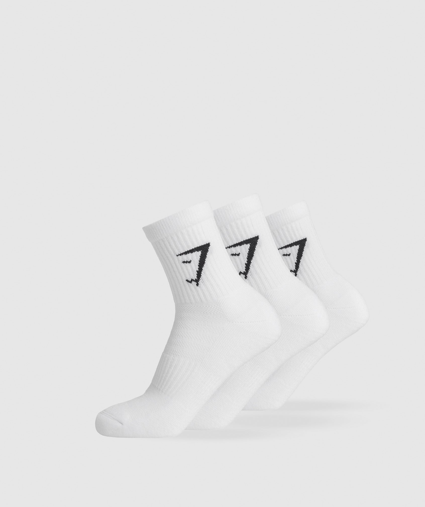 Midi 3pk Socks in White - view 1