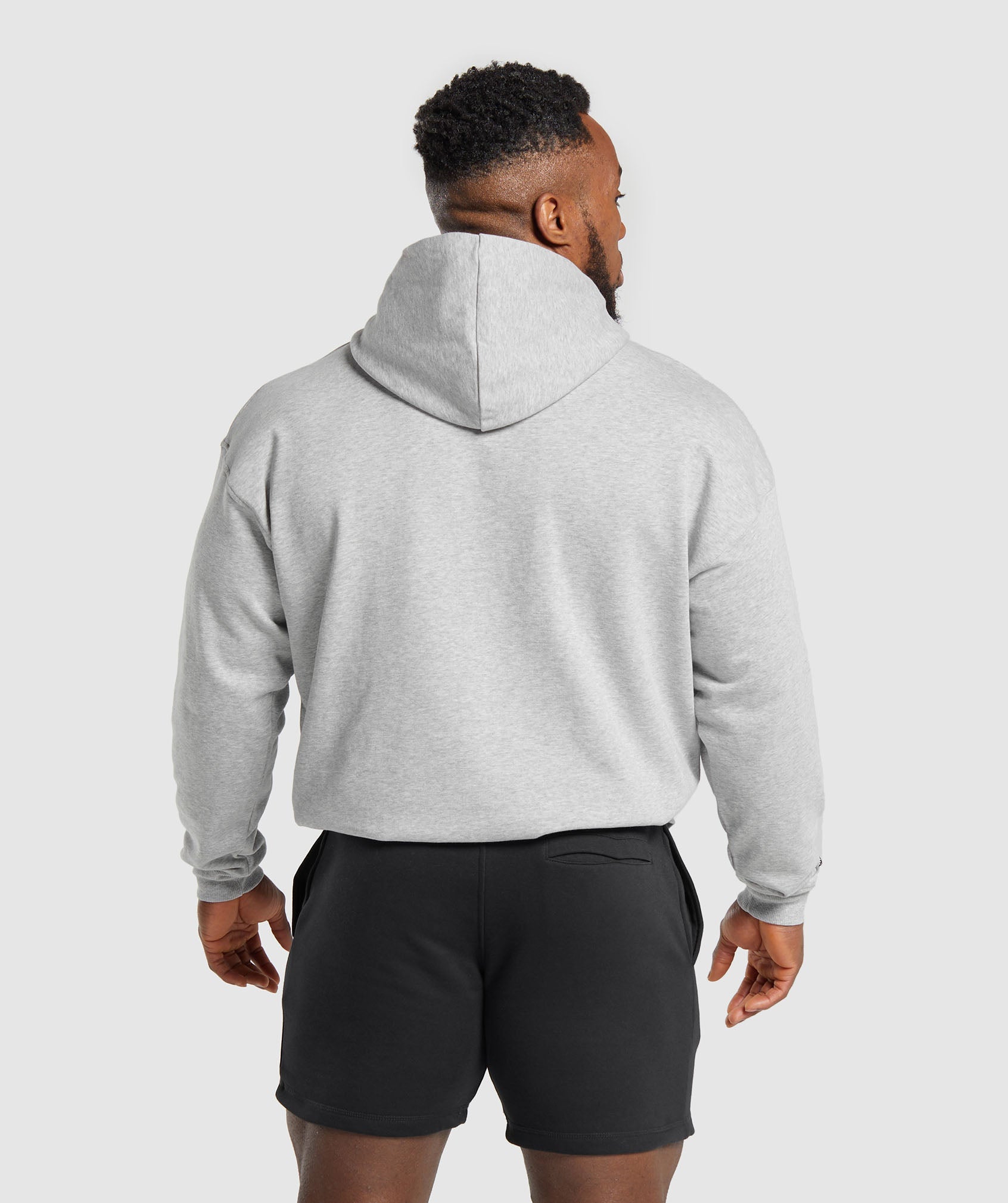 Property Of Hoodie in Light Grey Core Marl - view 2