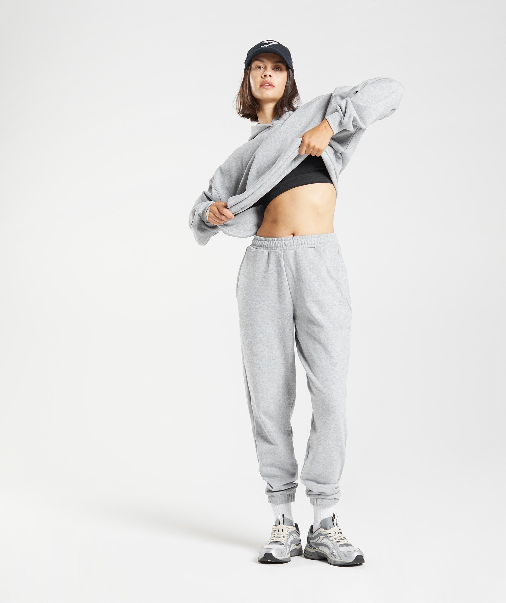 Rest Day Sweats Joggers in Light Grey Core Marl - view 4
