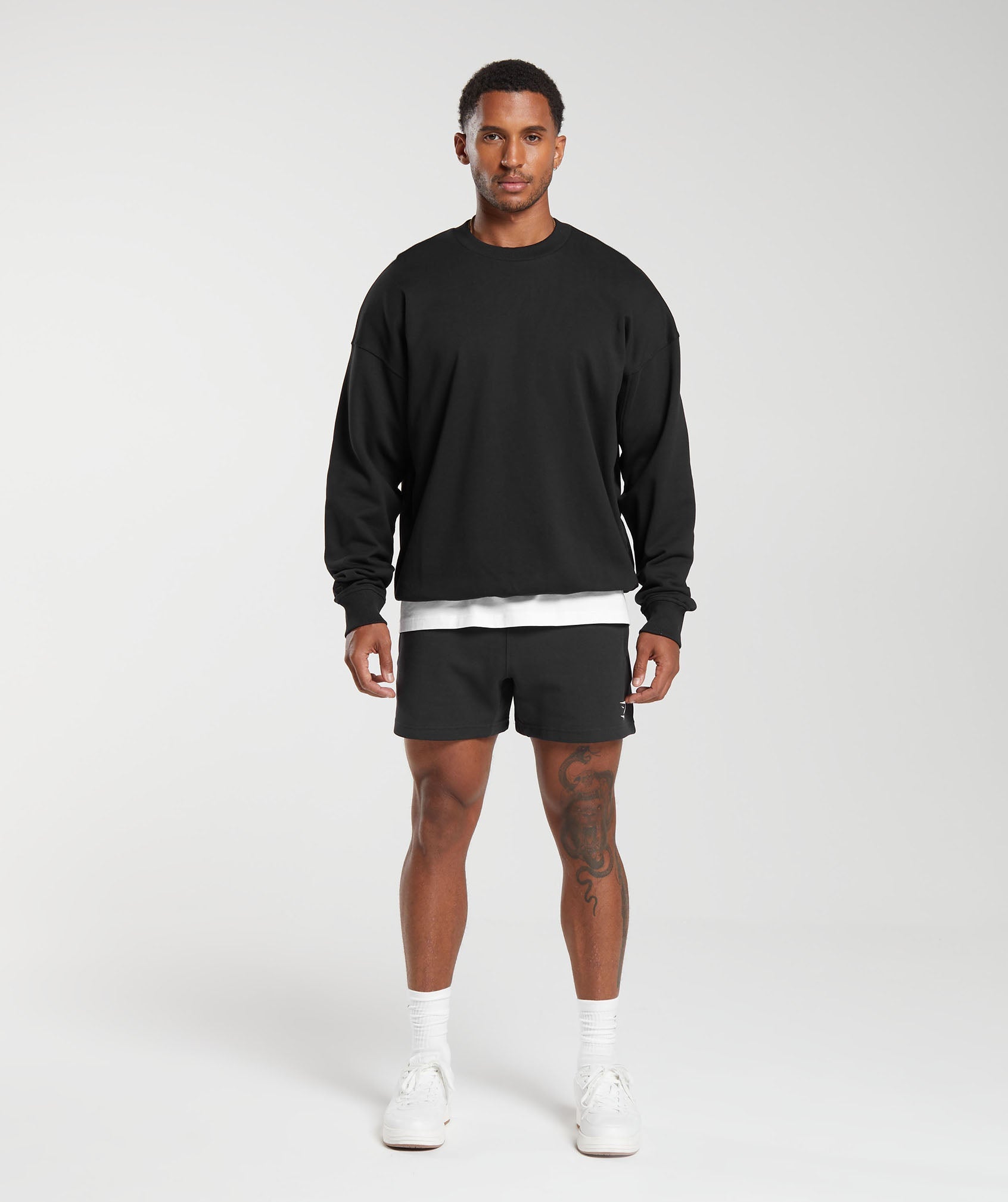 Rest Day Essential Crew in Black - view 4