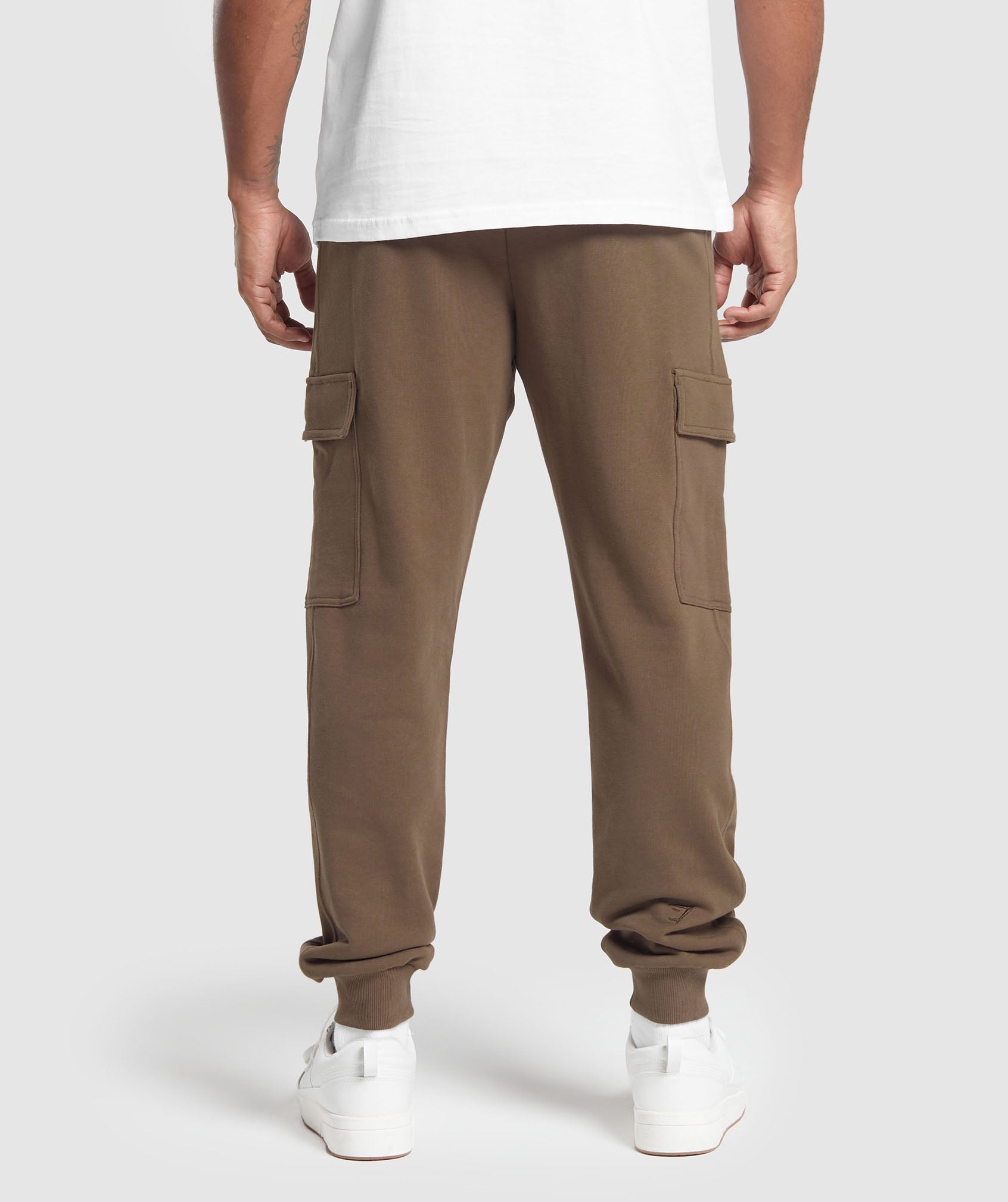 Rest Day Essentials Cargo Joggers in Penny Brown - view 3