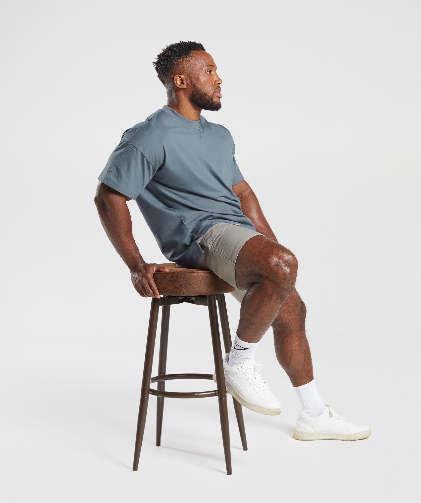 Rest Day Essentials T-Shirt in Evening Blue - view 4