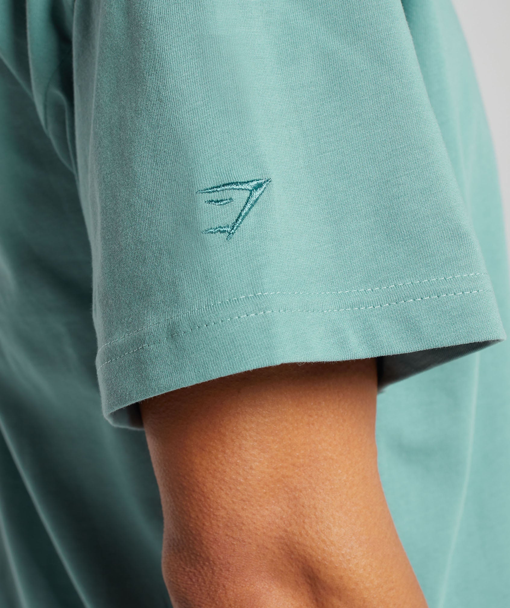 Rest Day Essentials T-Shirt in Duck Egg Blue - view 5