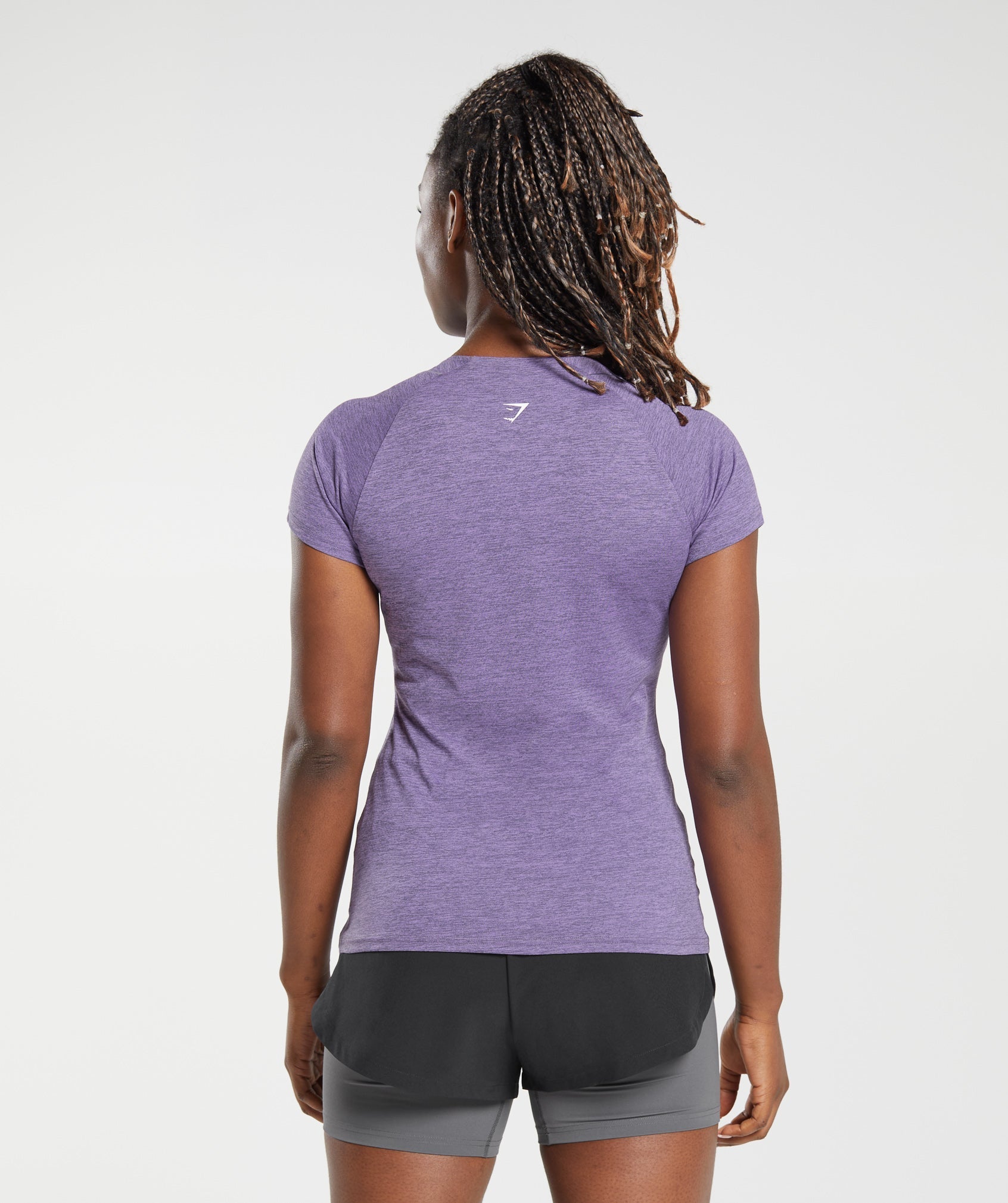 Running T-Shirt in Dewberry Purple/Grape Purple - view 2