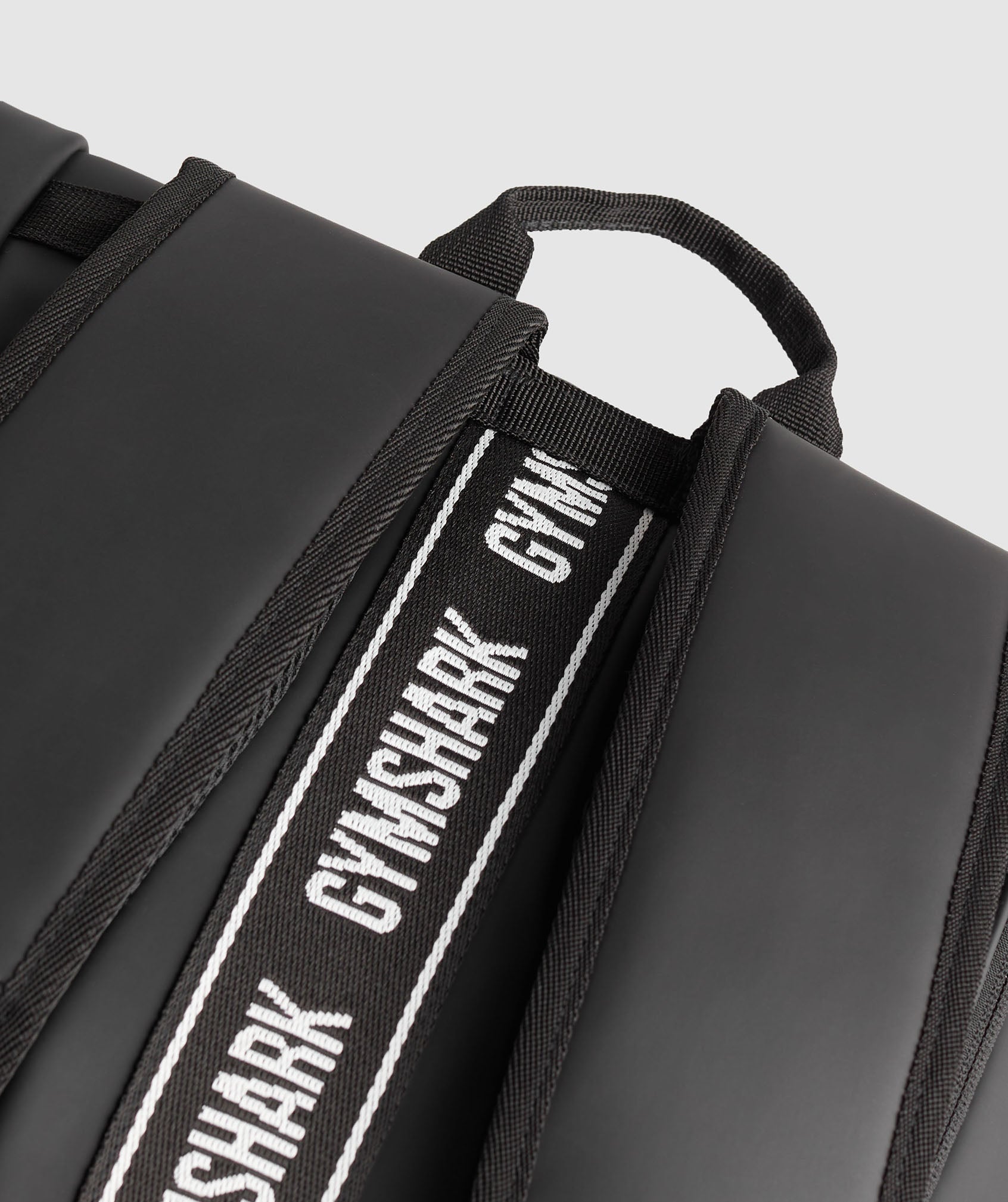 Sleek Backpack Roll Top in Black - view 3