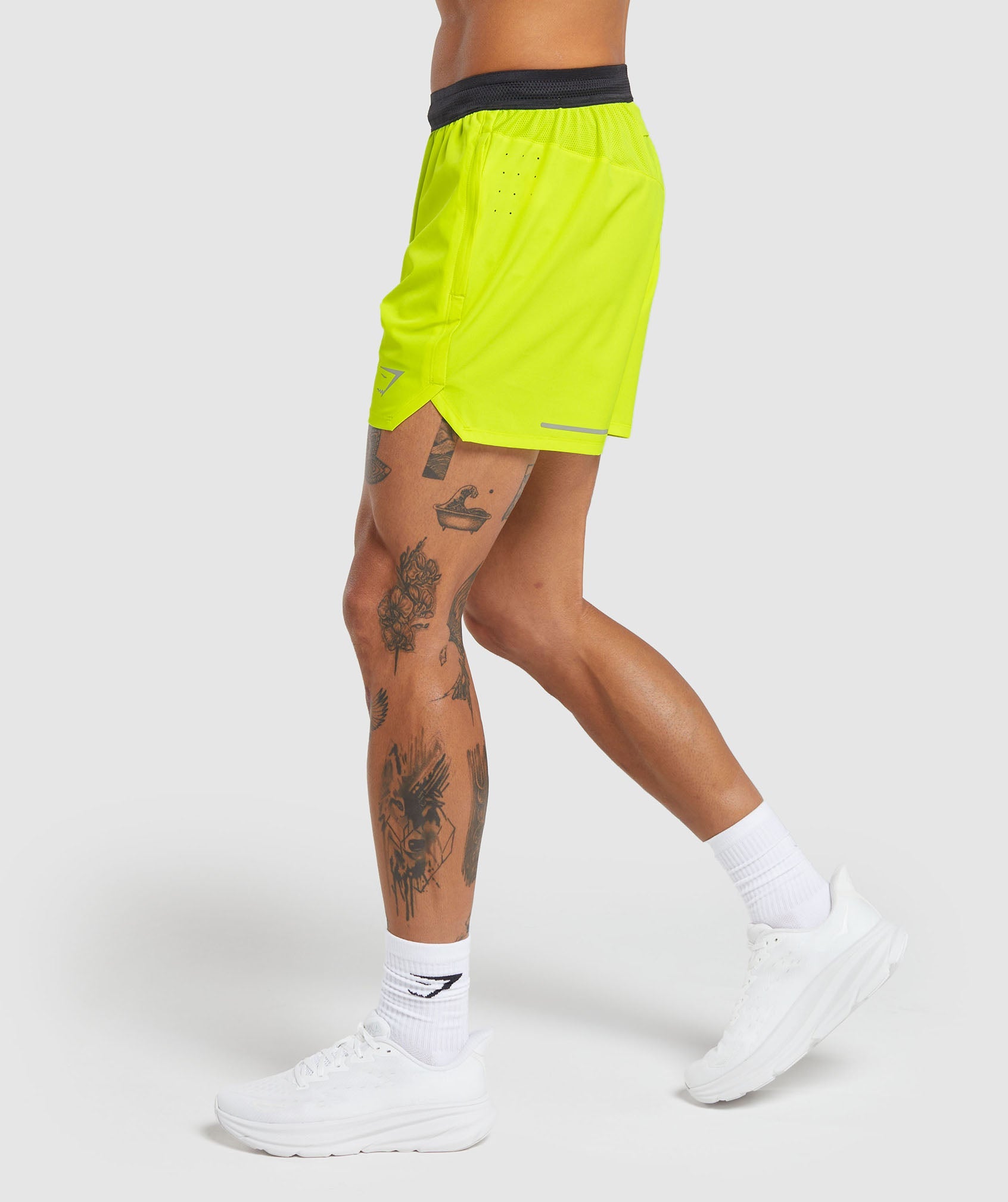 Speed 5" Shorts in Fluo Speed Green - view 3
