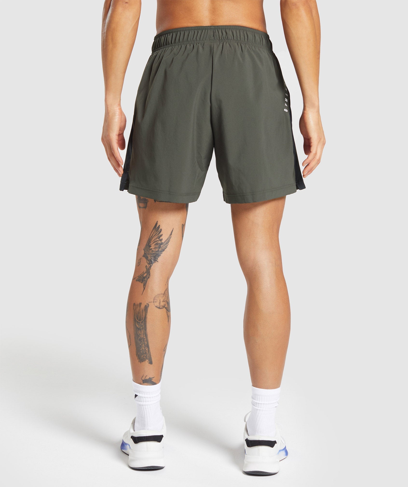 Sport 7" Shorts in Strength Green/Black - view 2