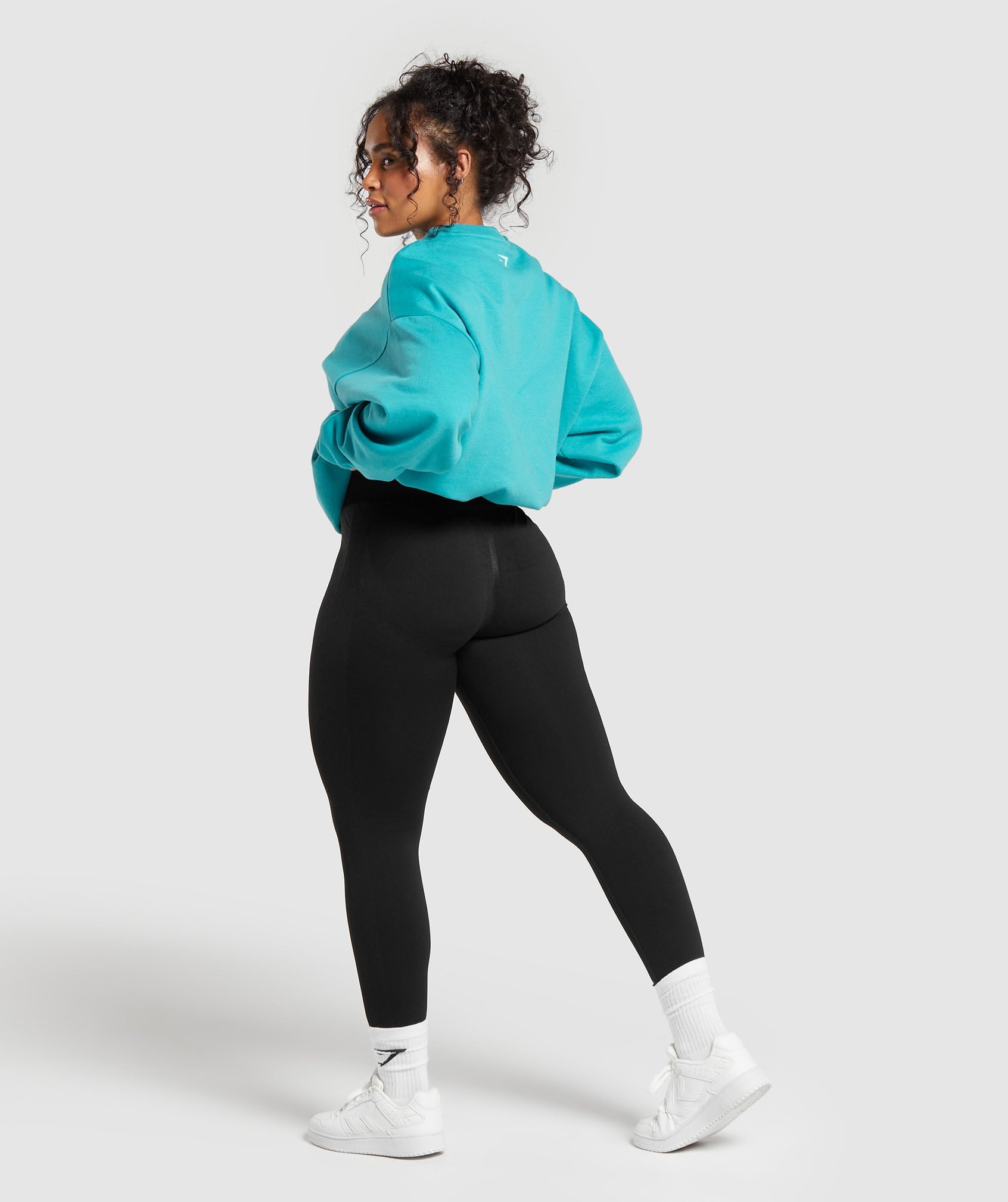 Strength & Conditioning Oversized Sweatshirt in Artificial Teal - view 4