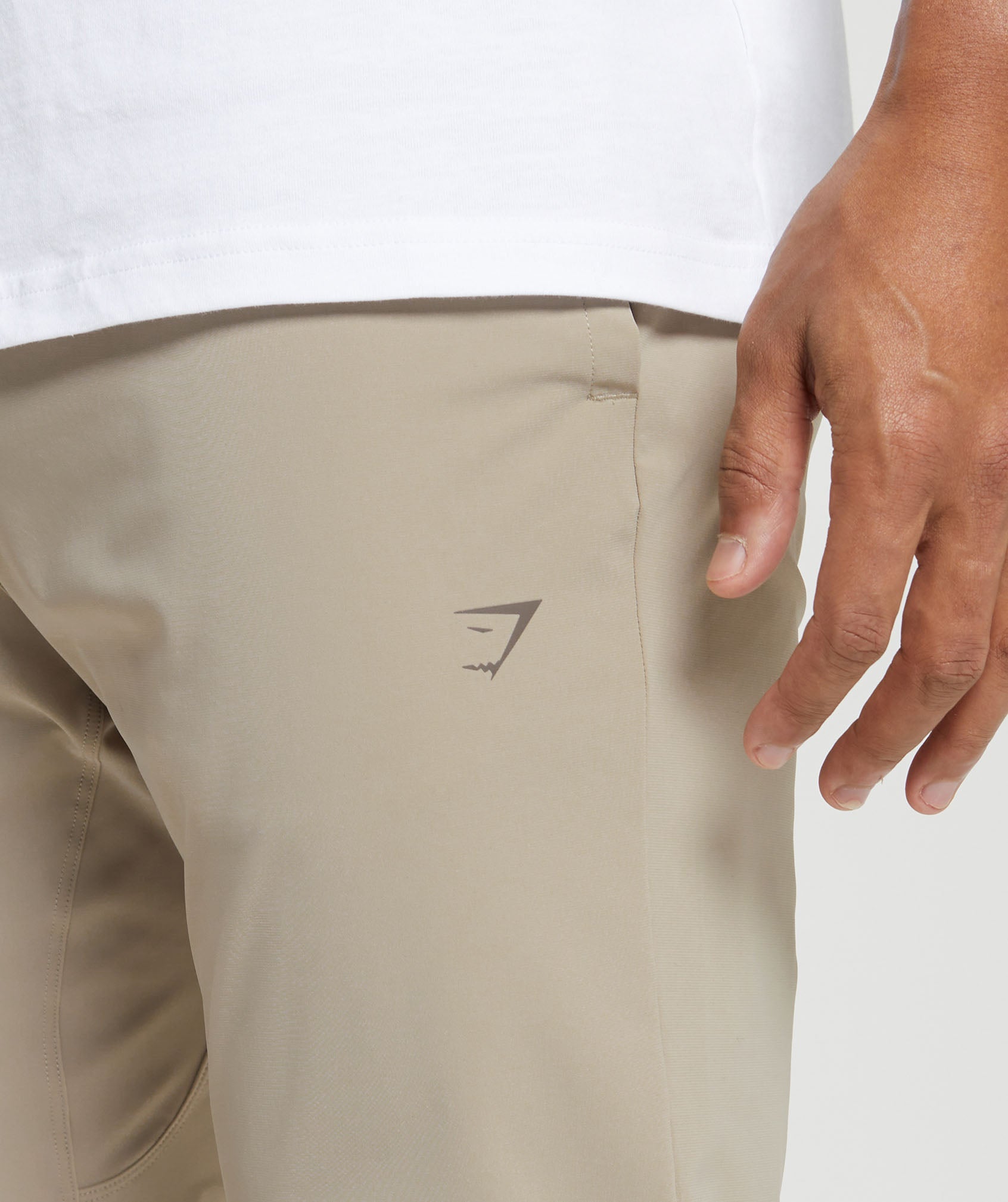 Studio Joggers in Sand Brown - view 5
