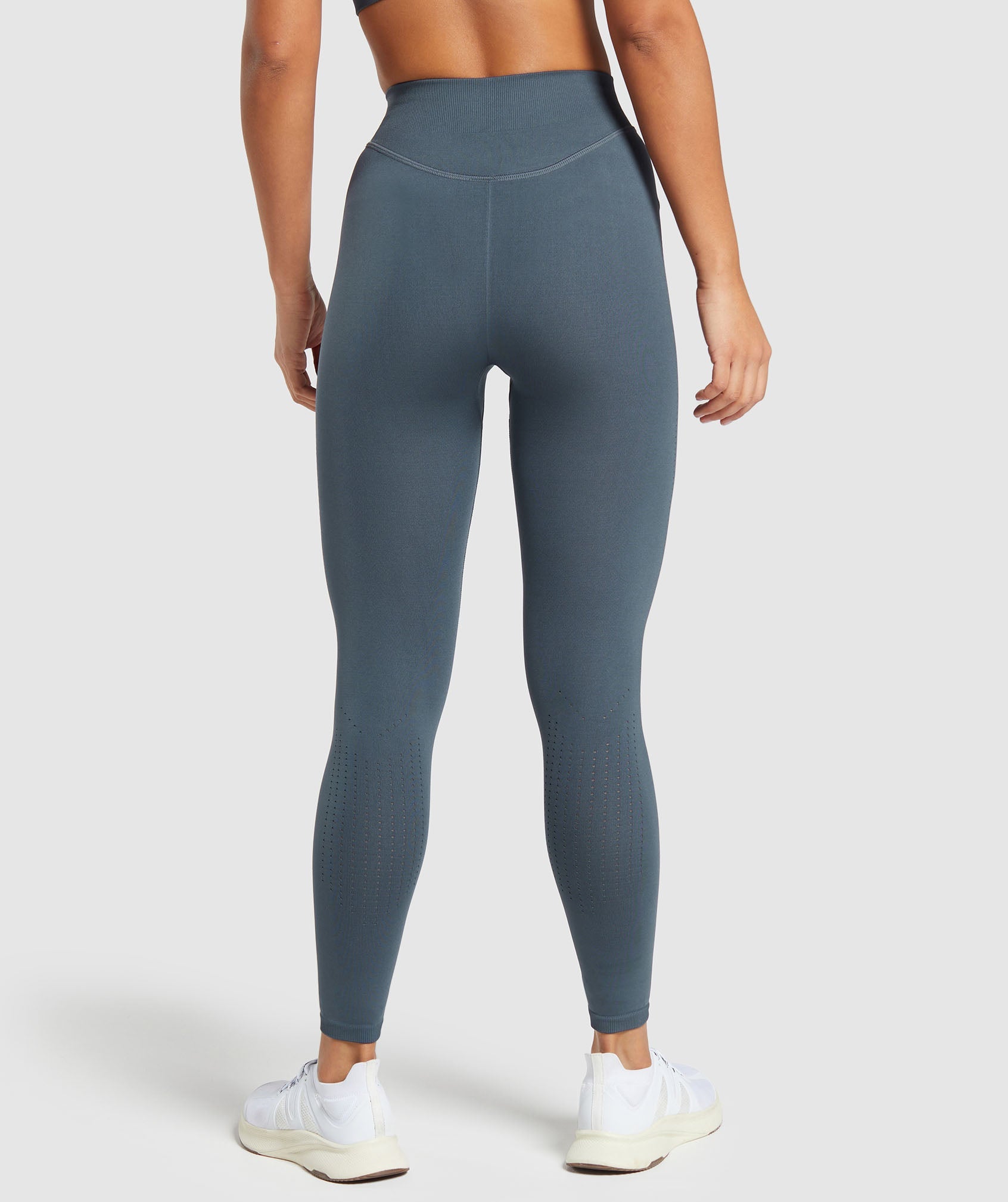 Sweat Seamless Leggings in Titanium Blue - view 3