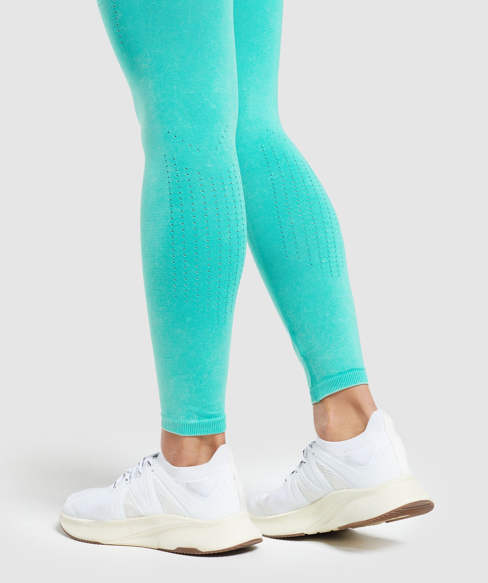 Sweat Seamless Washed Leggings in Capri Blue - view 6