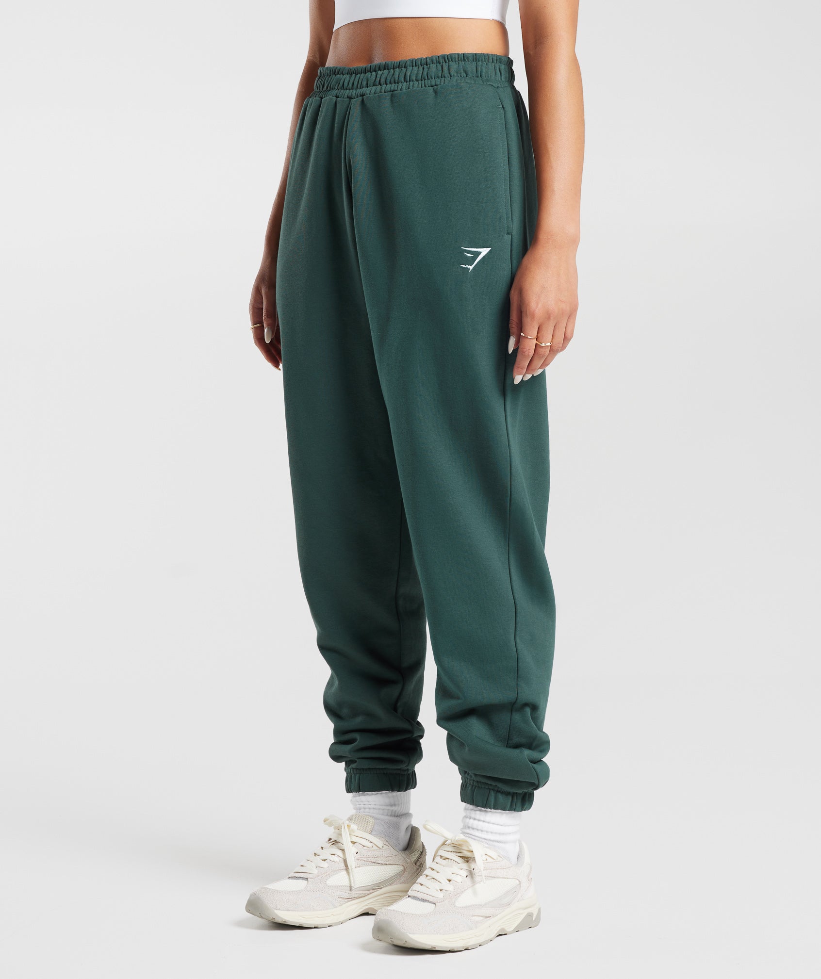 Training Fleece Joggers in Fog  Green - view 3