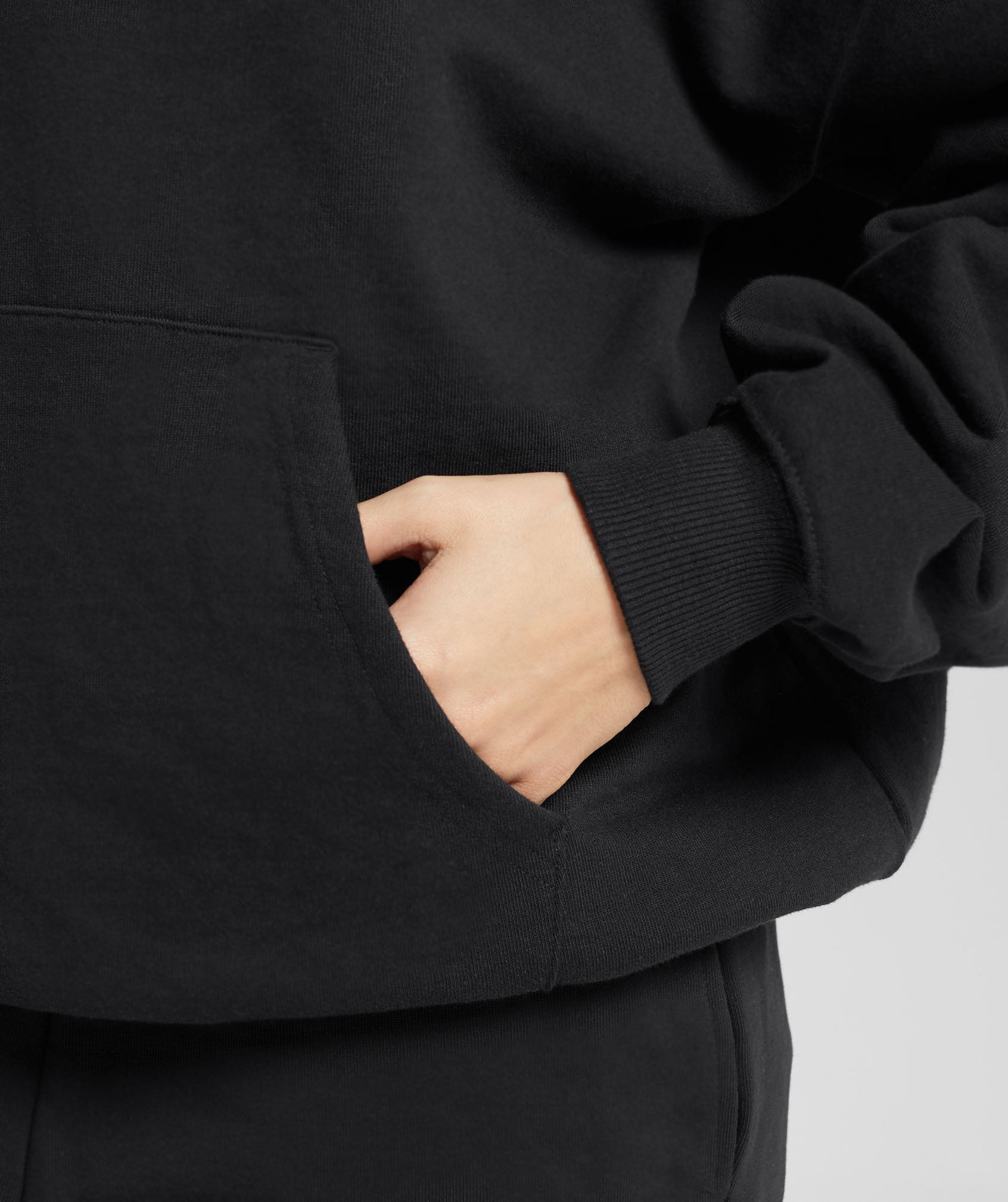 Tattoo Oversized Hoodie in Black - view 7