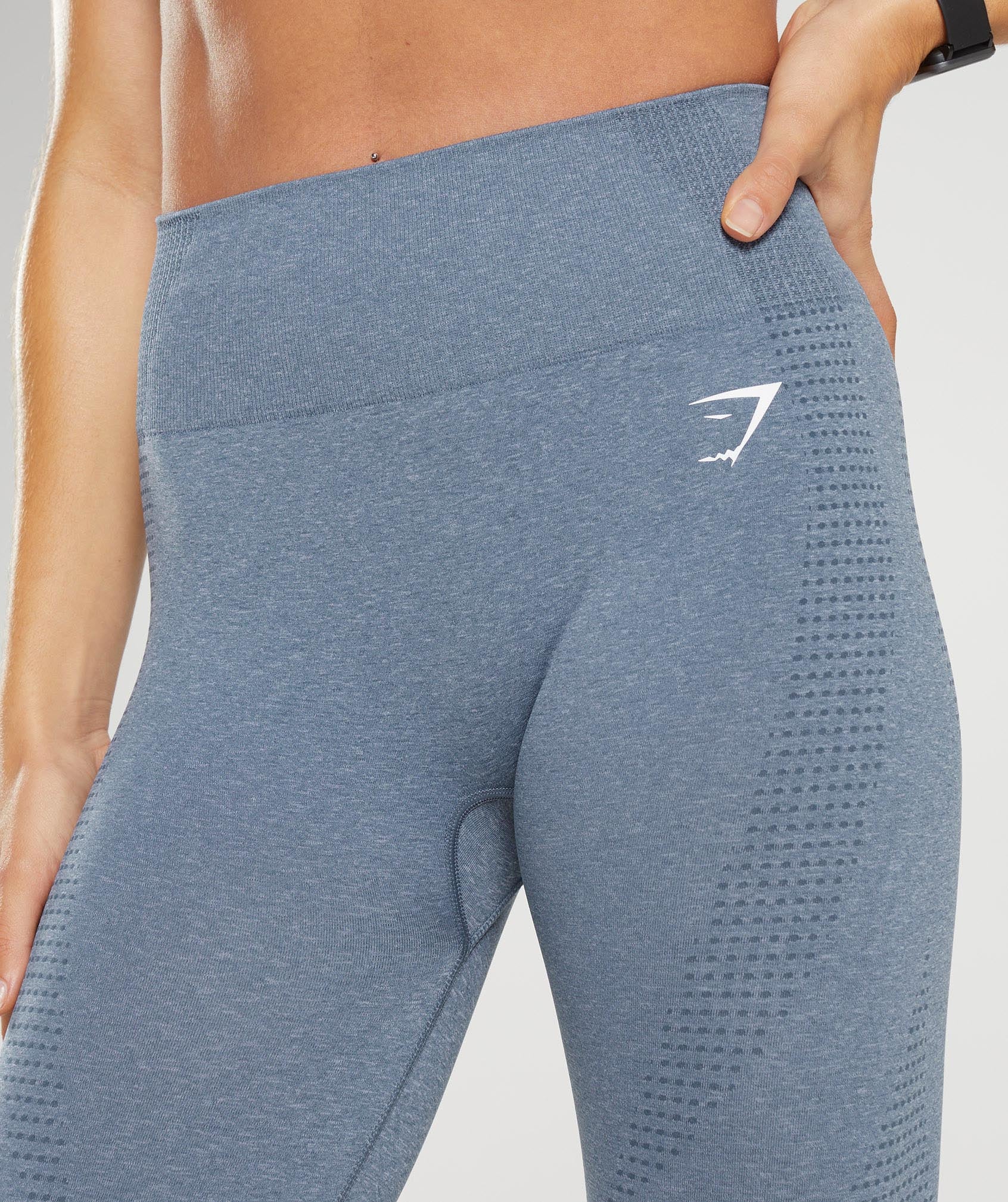 Vital Seamless 2.0 Leggings in Evening Blue Marl