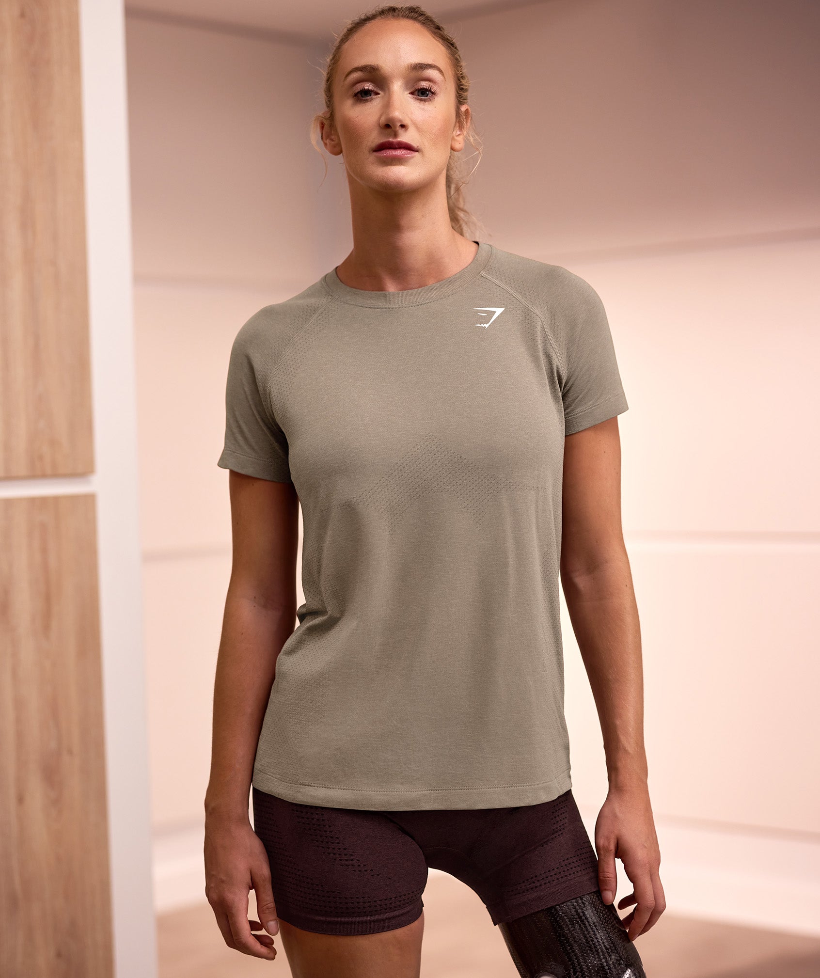 Gymshark Womens Vital 2.0 Seamless Short Sleeve T-Shirt, Hydro Teal Marl, X- Small [Variation] : : Fashion