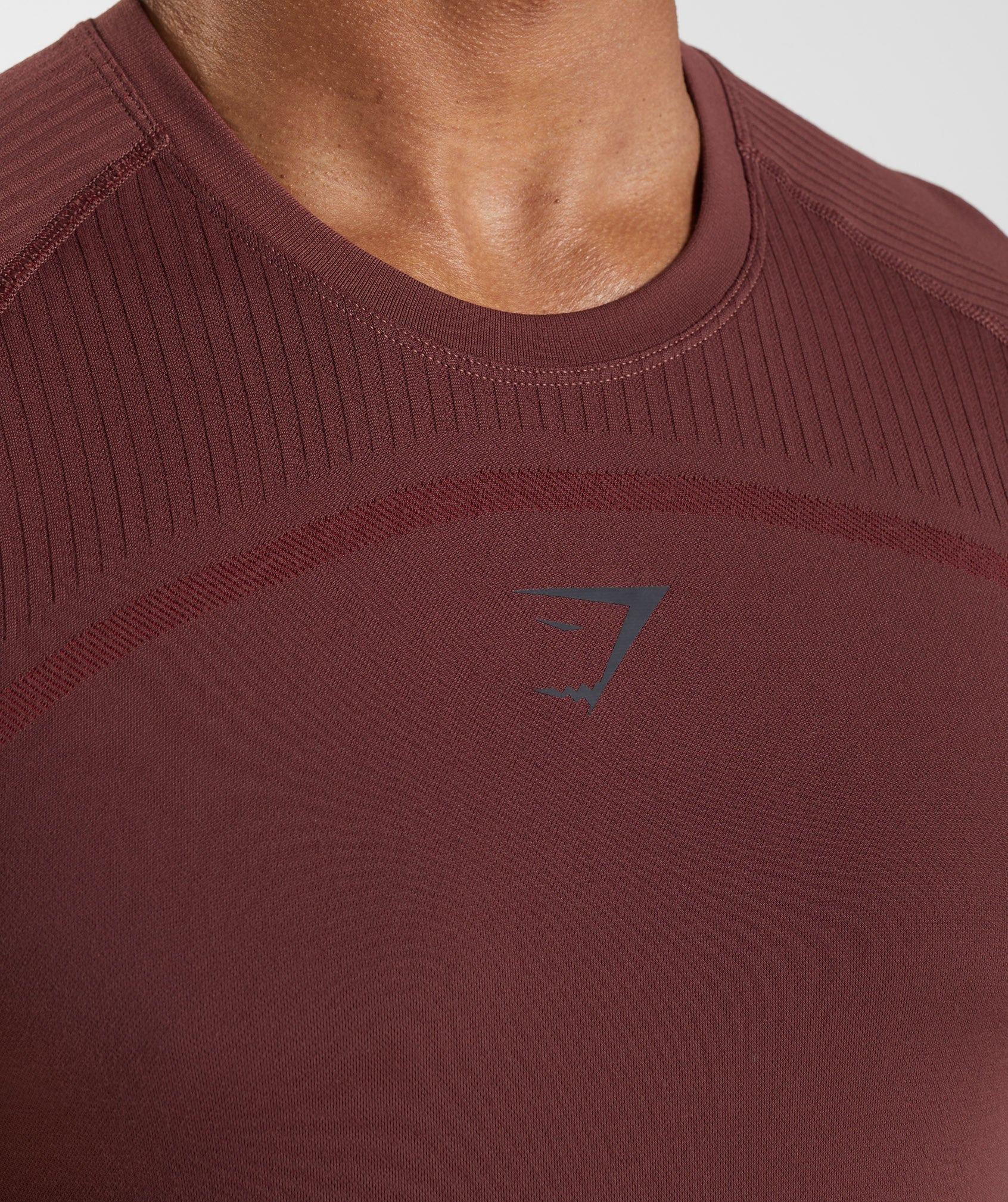 315 Seamless T-Shirt in Cherry Brown - view 5