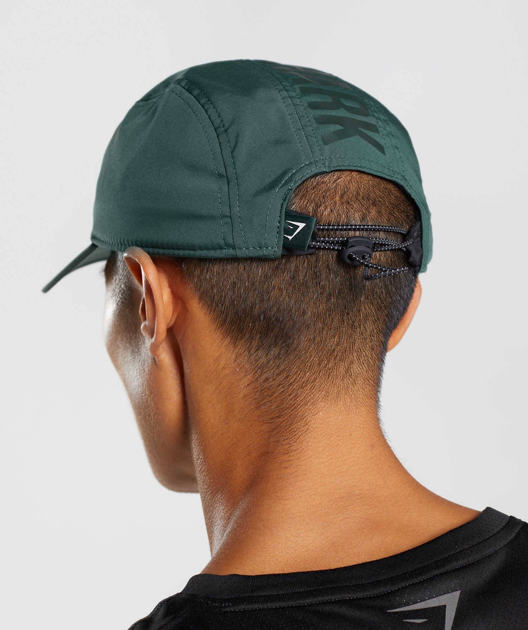  5 Panel Running Cap in Obsidian Green - view 4